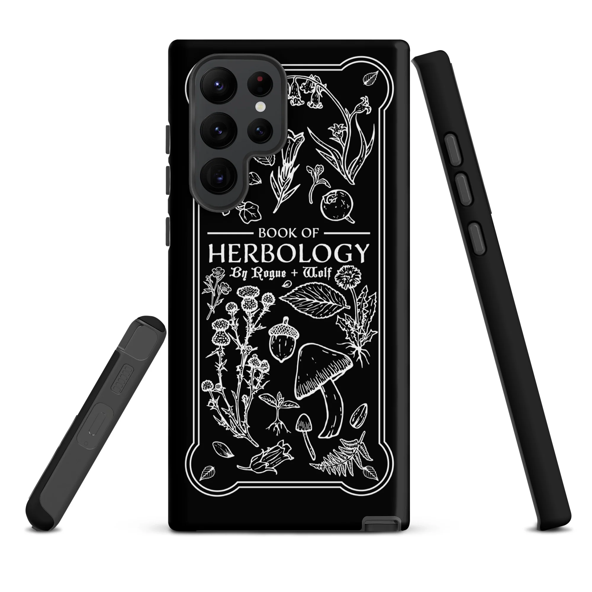 Book of Herbology B&W Tough Phone Case for Samsung - Image 16