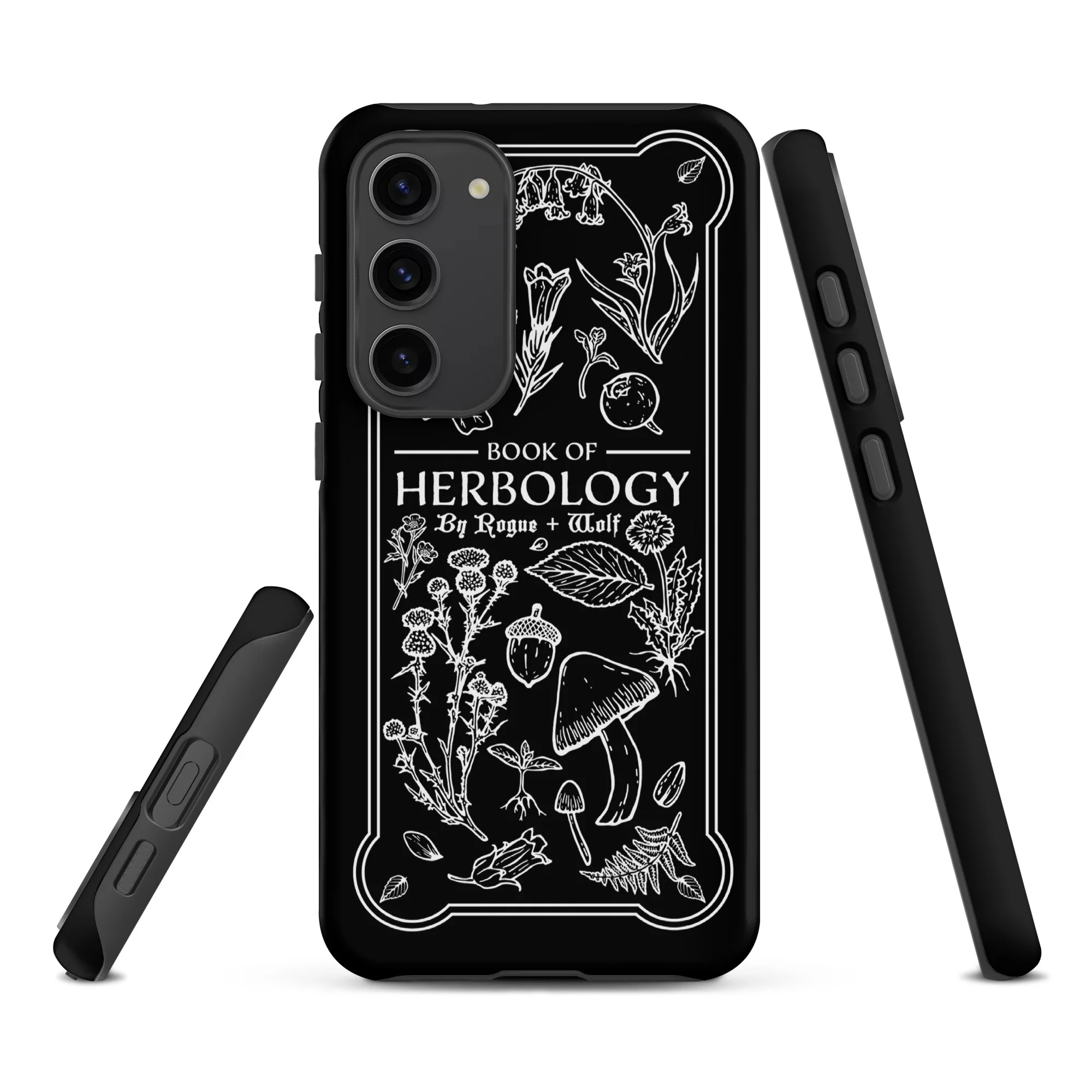 Book of Herbology B&W Tough Phone Case for Samsung - Image 18