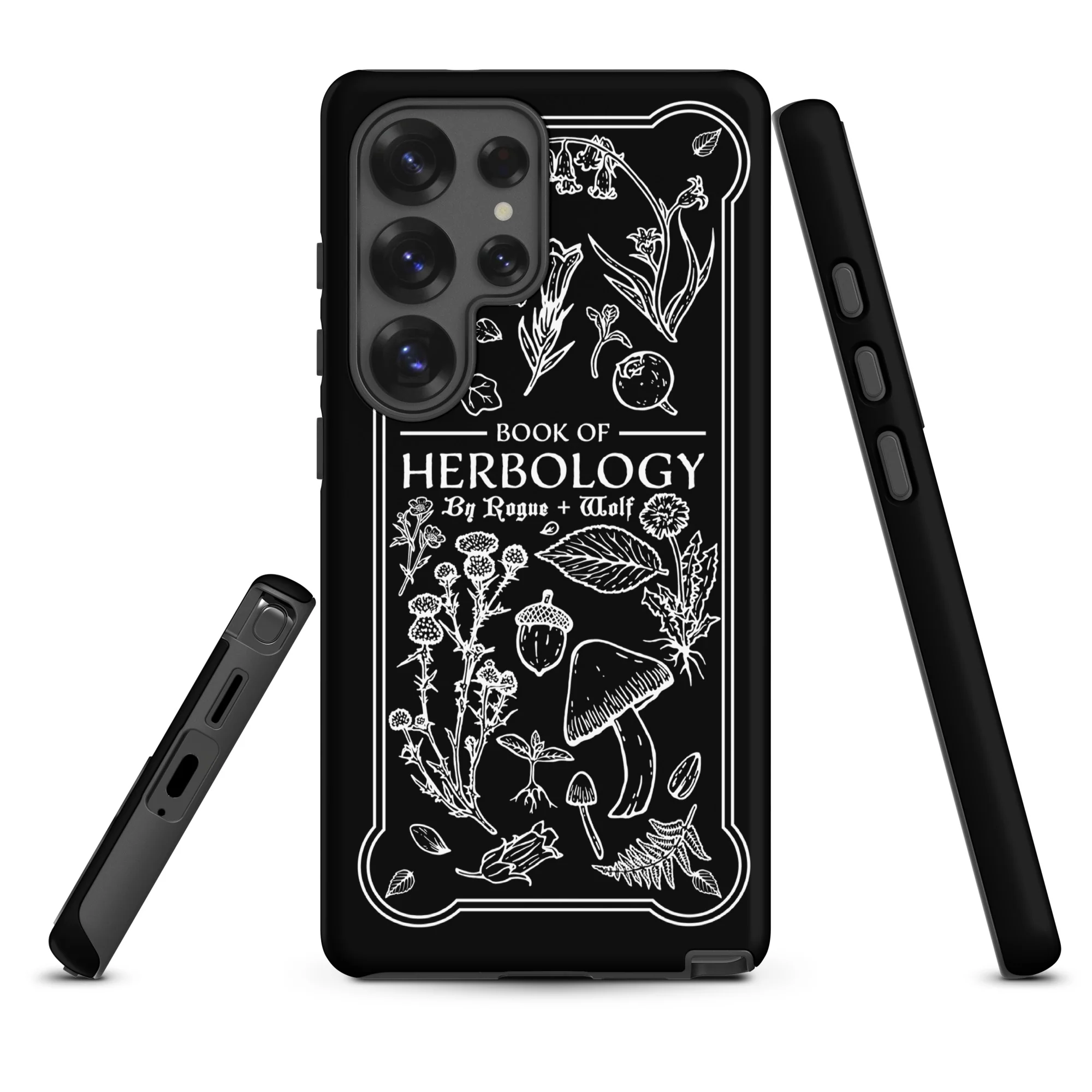 Book of Herbology B&W Tough Phone Case for Samsung - Image 20