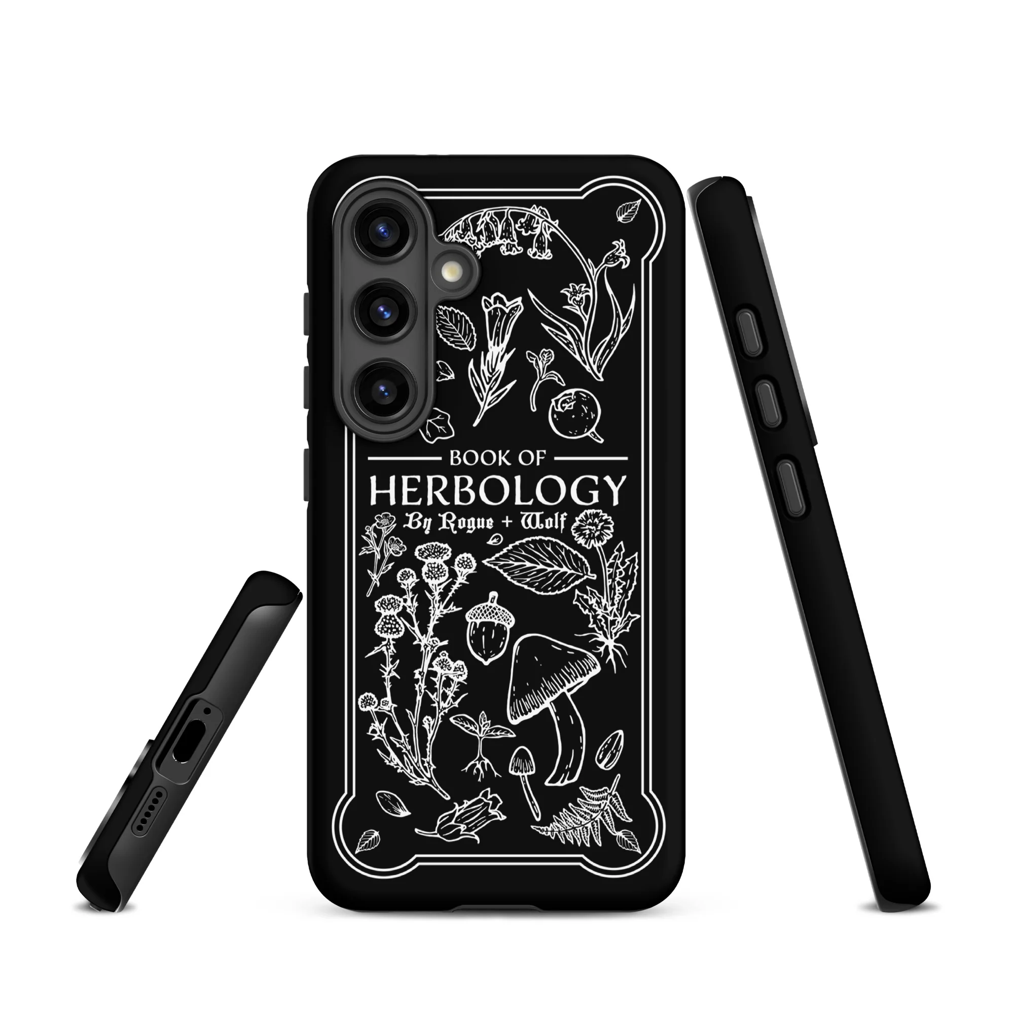 Book of Herbology B&W Tough Phone Case for Samsung - Image 21
