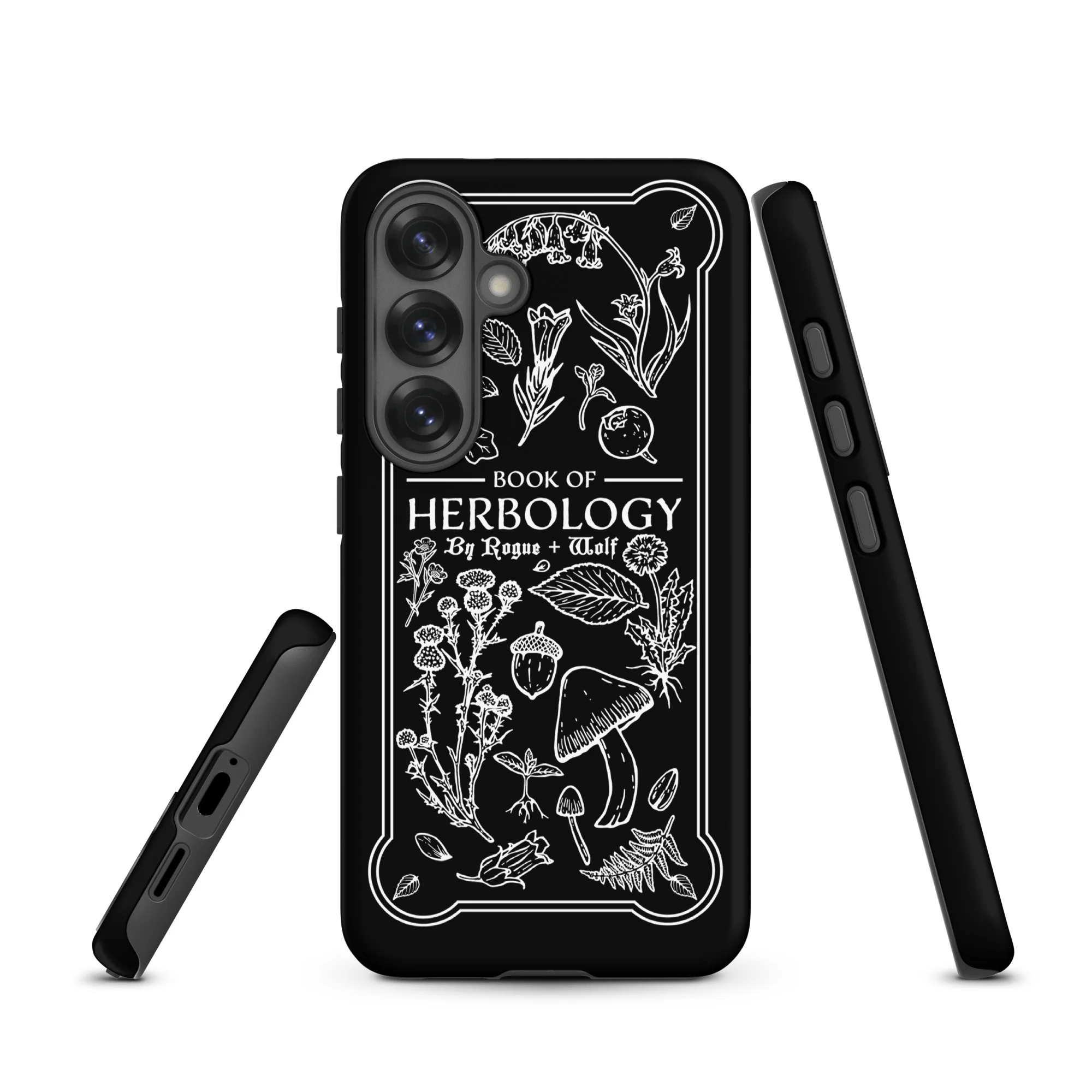 Book of Herbology B&W Tough Phone Case for Samsung - Image 24