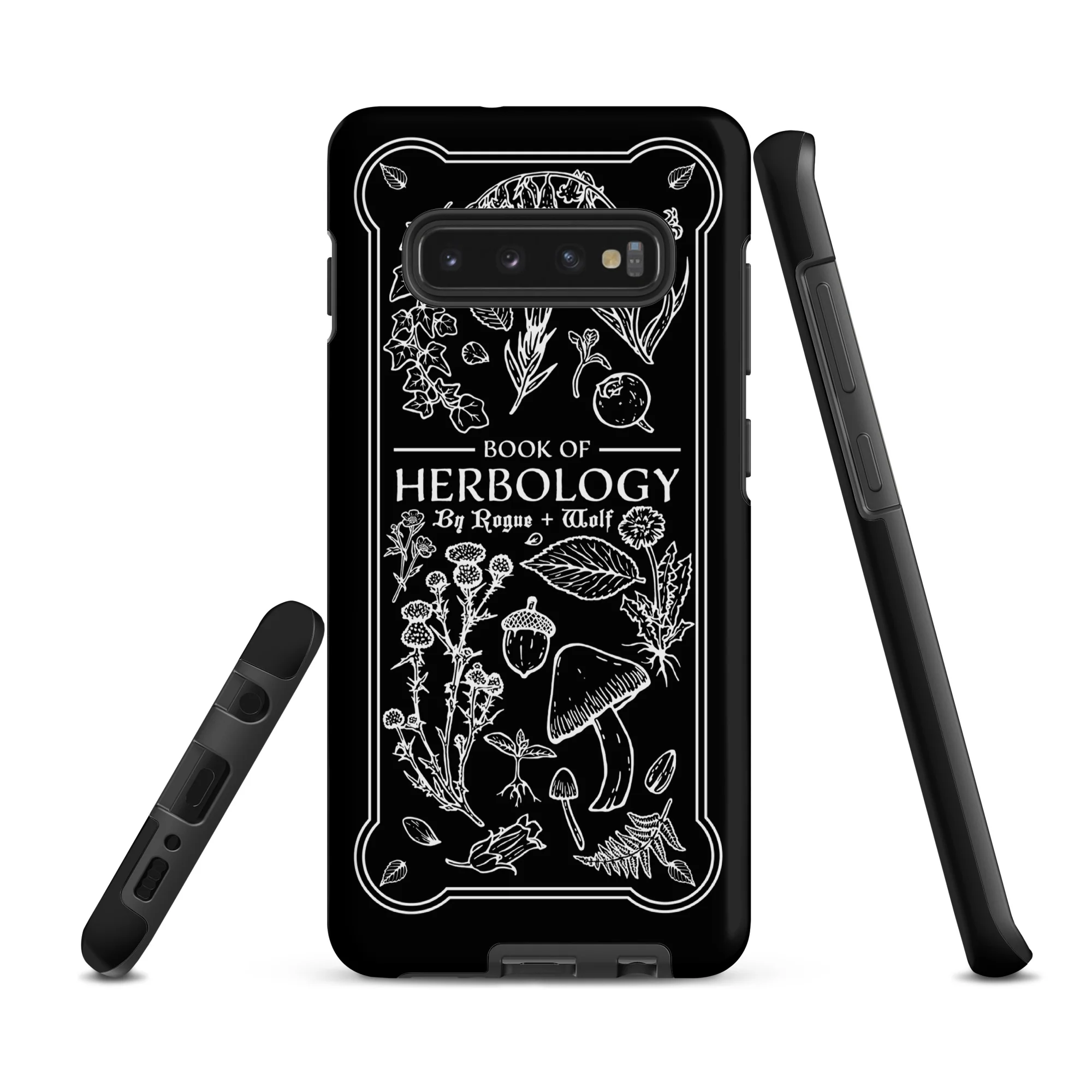 Book of Herbology B&W Tough Phone Case for Samsung - Image 4