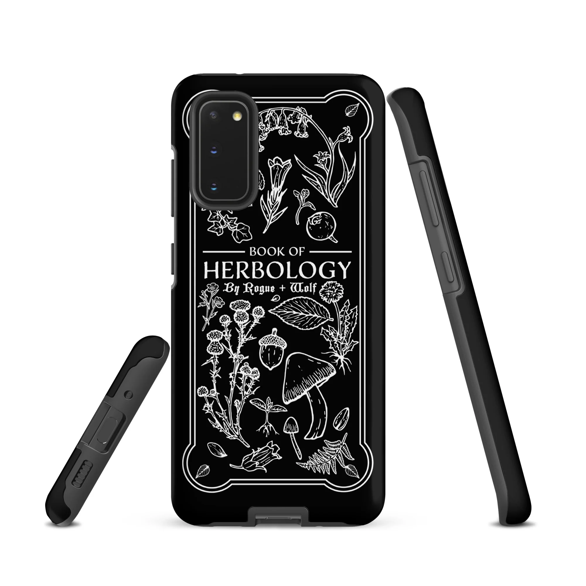 Book of Herbology B&W Tough Phone Case for Samsung - Image 6