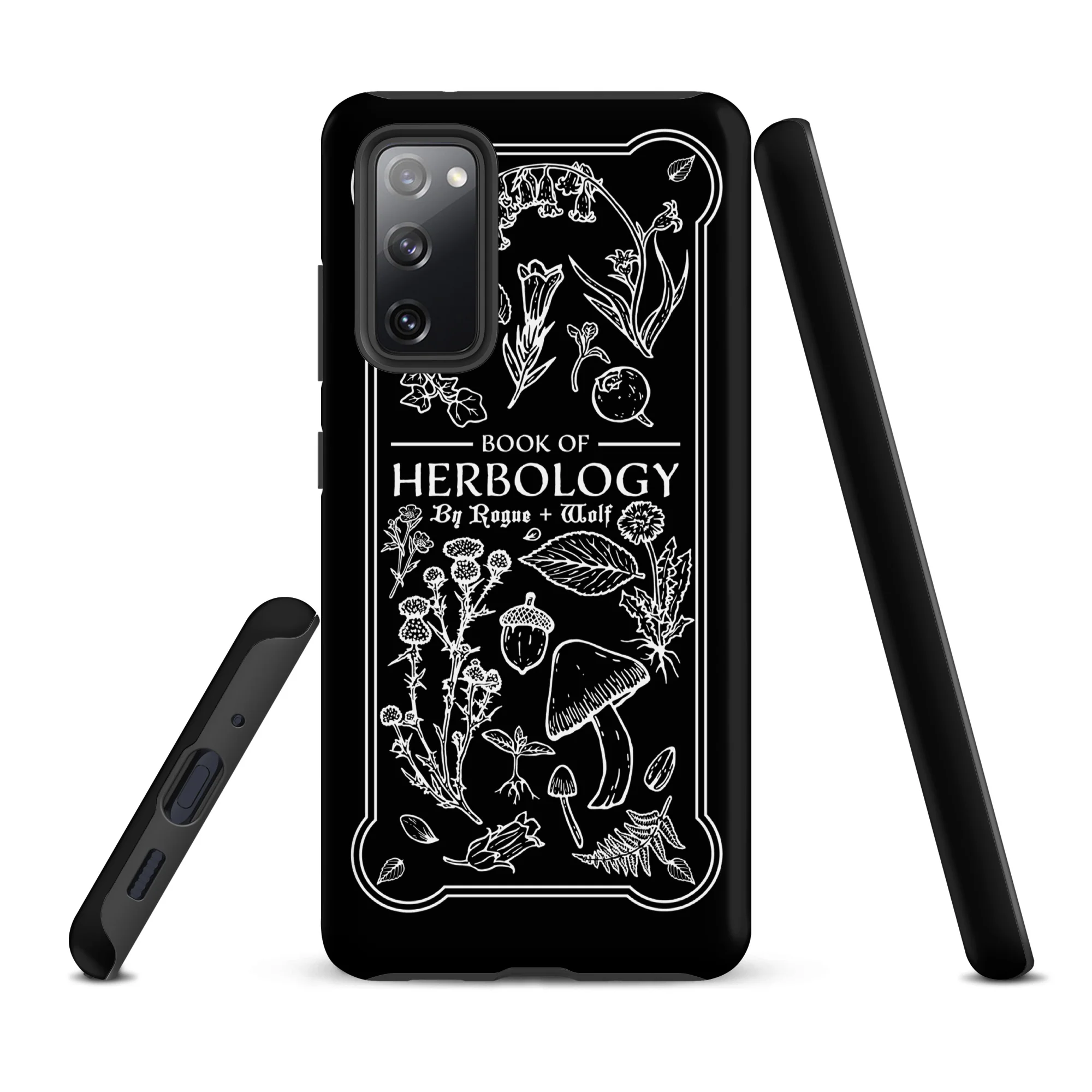Book of Herbology B&W Tough Phone Case for Samsung - Image 7