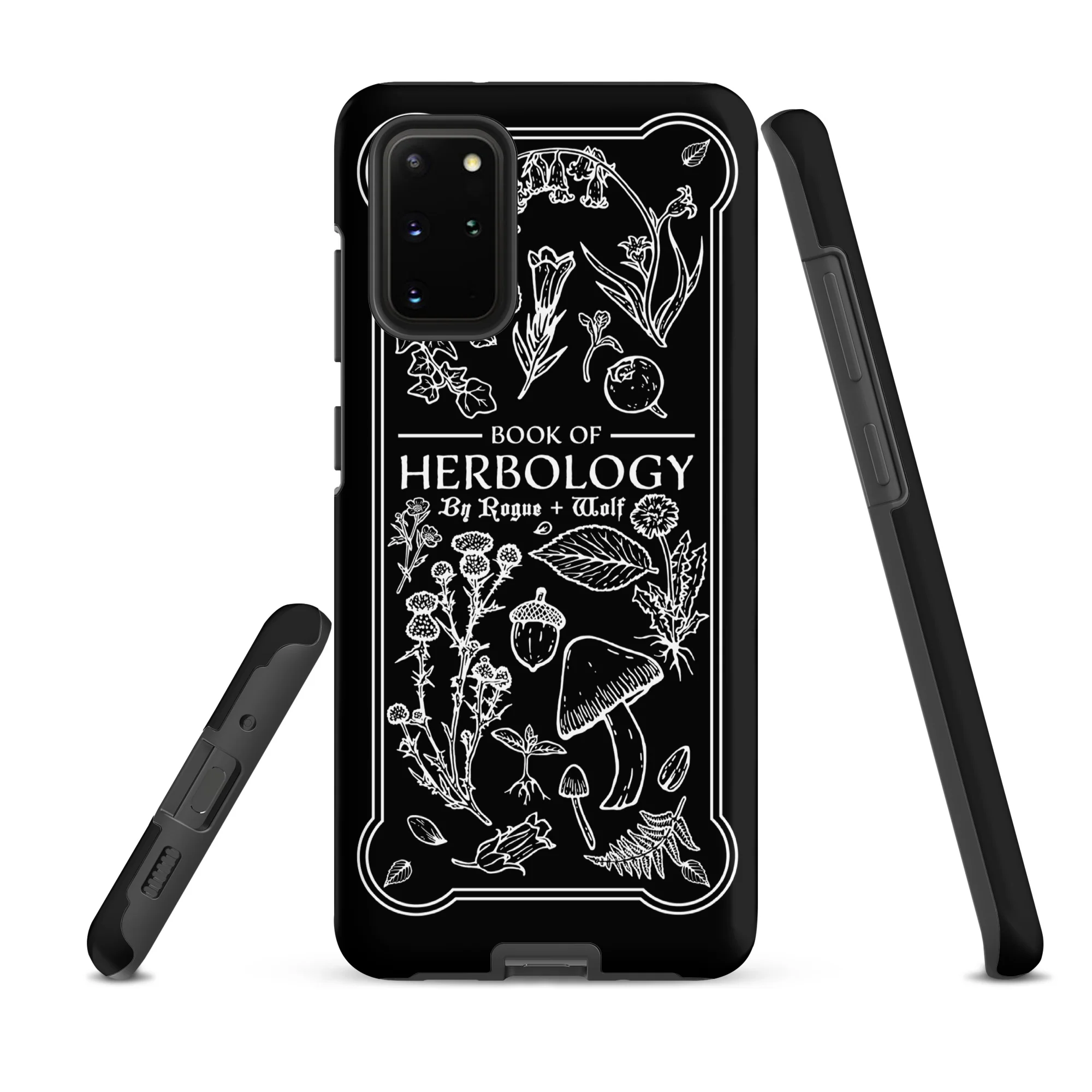 Book of Herbology B&W Tough Phone Case for Samsung - Image 8