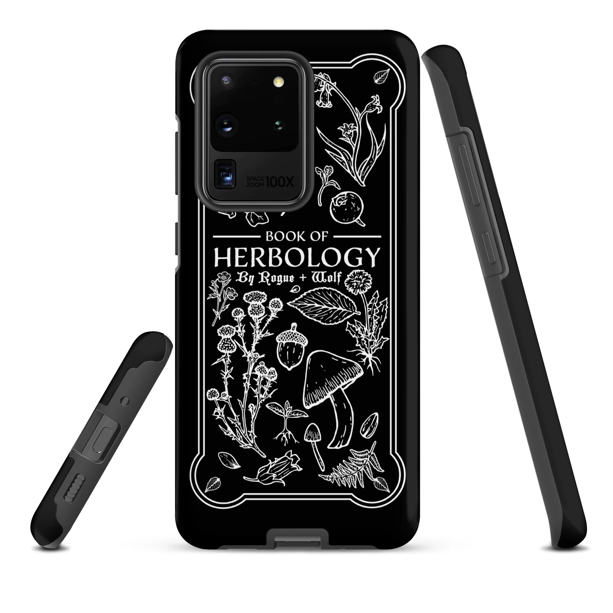 Book of Herbology B&W Tough Phone Case for Samsung - Image 9