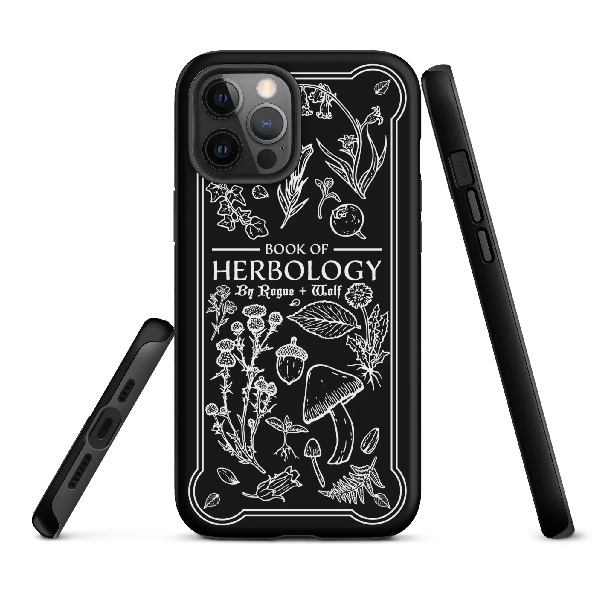 Book of Herbology B&W Tough Phone Case for iPhone - Image 10