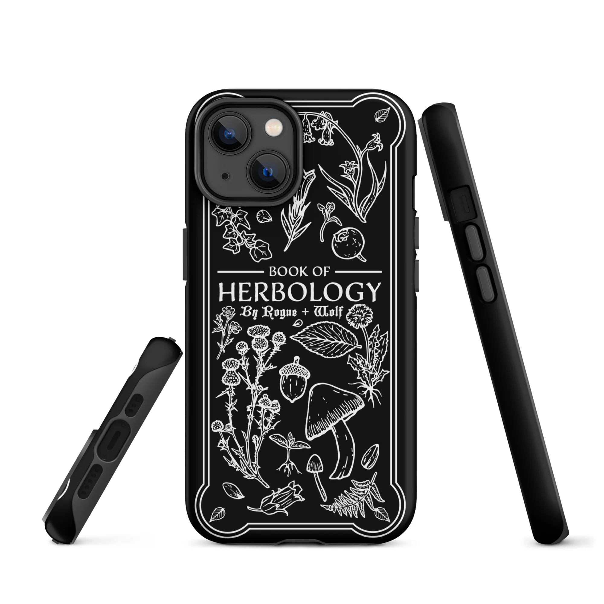 Book of Herbology B&W Tough Phone Case for iPhone - Image 14