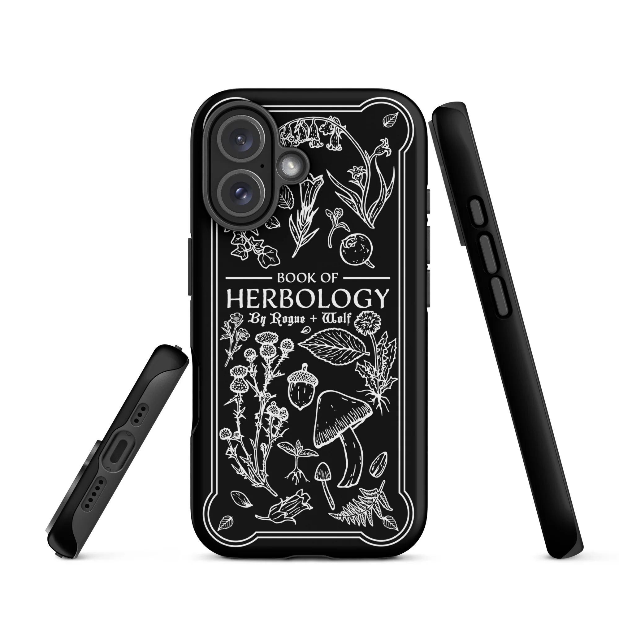 Book of Herbology B&W Tough Phone Case for iPhone - Image 23