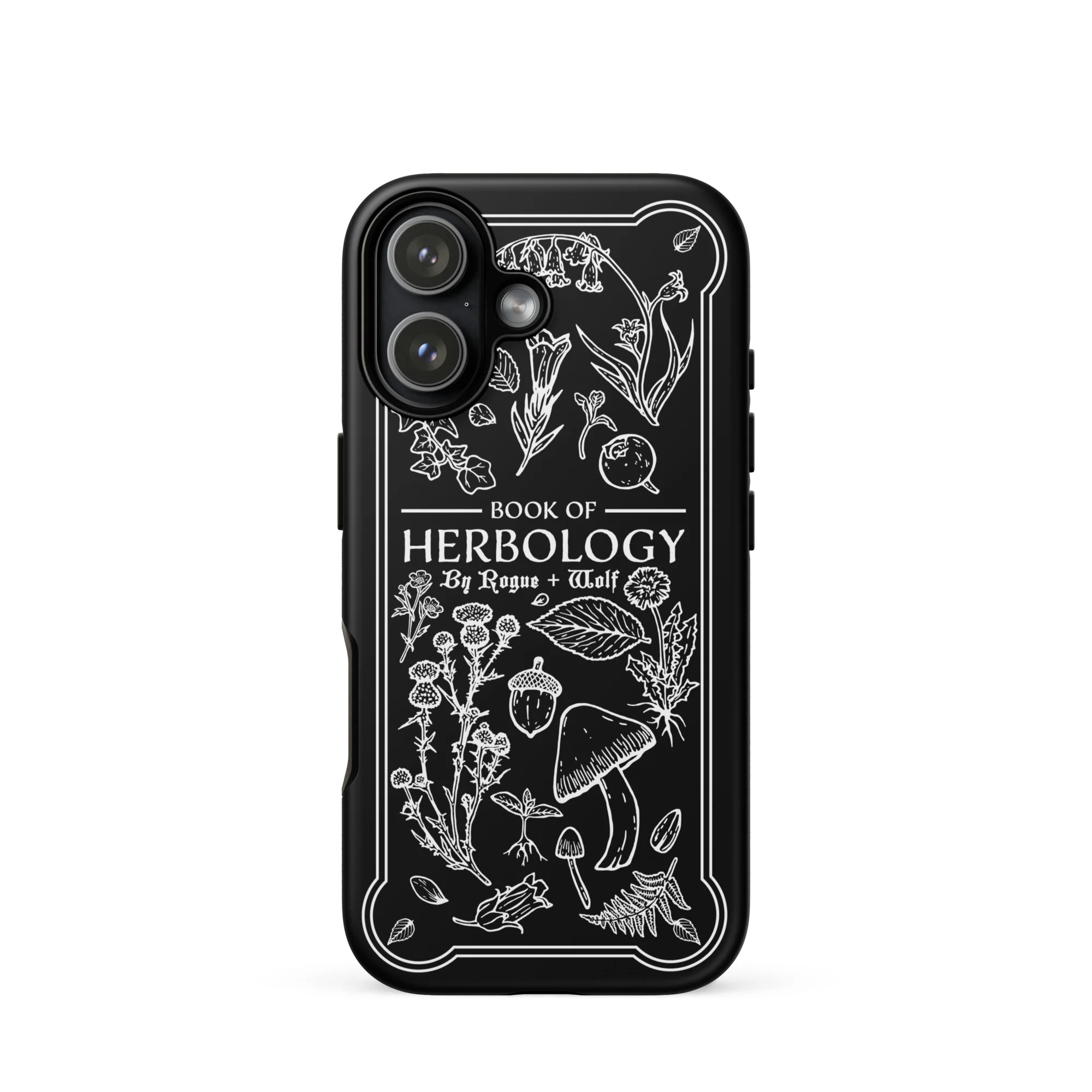 Book of Herbology B&W Tough Phone Case for iPhone - Image 26