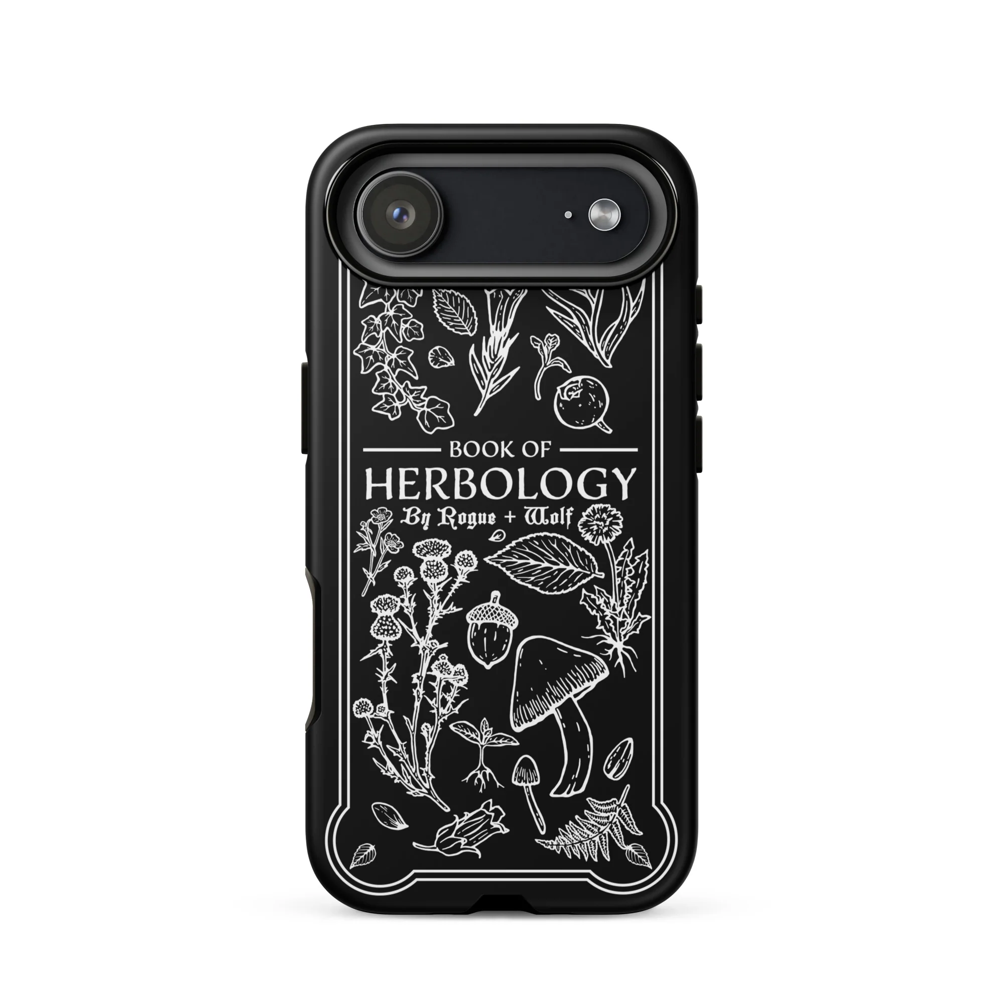 Book of Herbology B&W Tough Phone Case for iPhone - Image 27