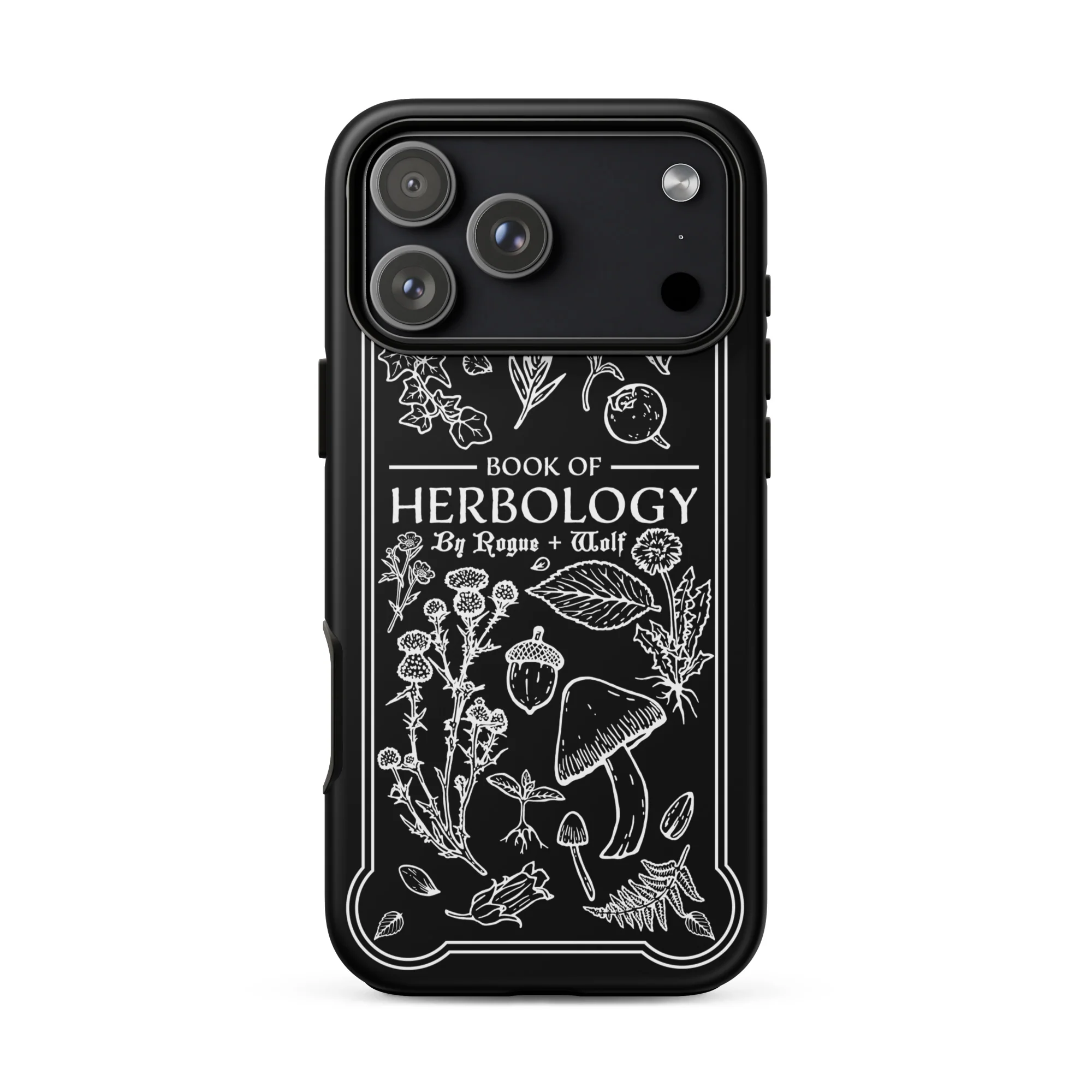 Book of Herbology B&W Tough Phone Case for iPhone - Image 29