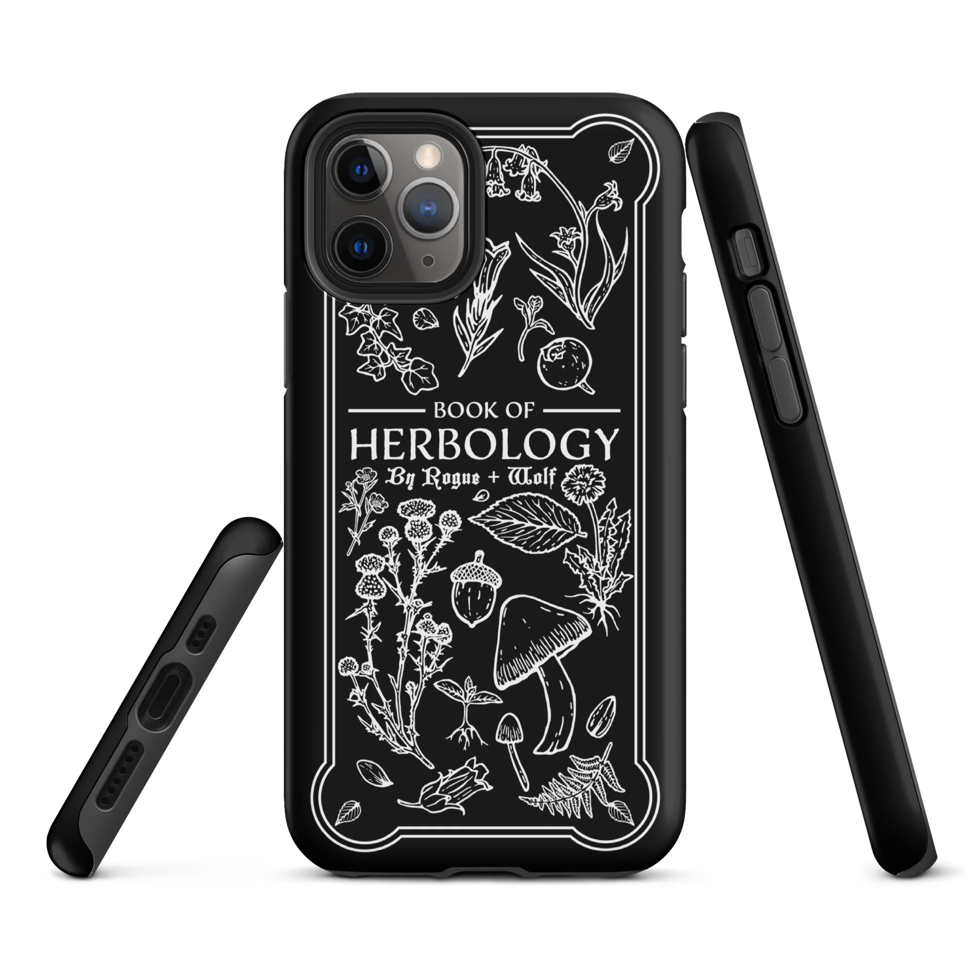Book of Herbology B&W Tough Phone Case for iPhone - Image 5