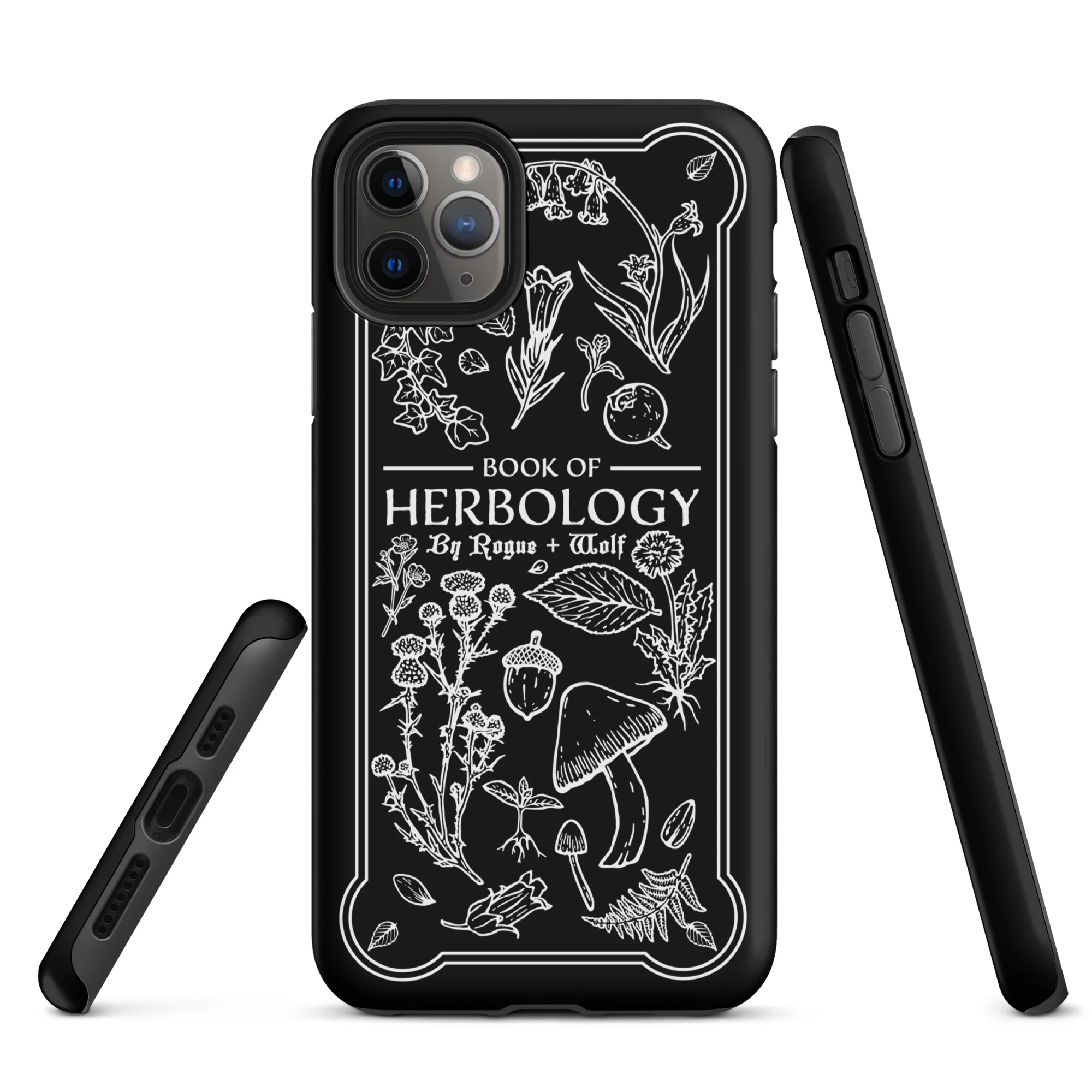 Book of Herbology B&W Tough Phone Case for iPhone - Image 6