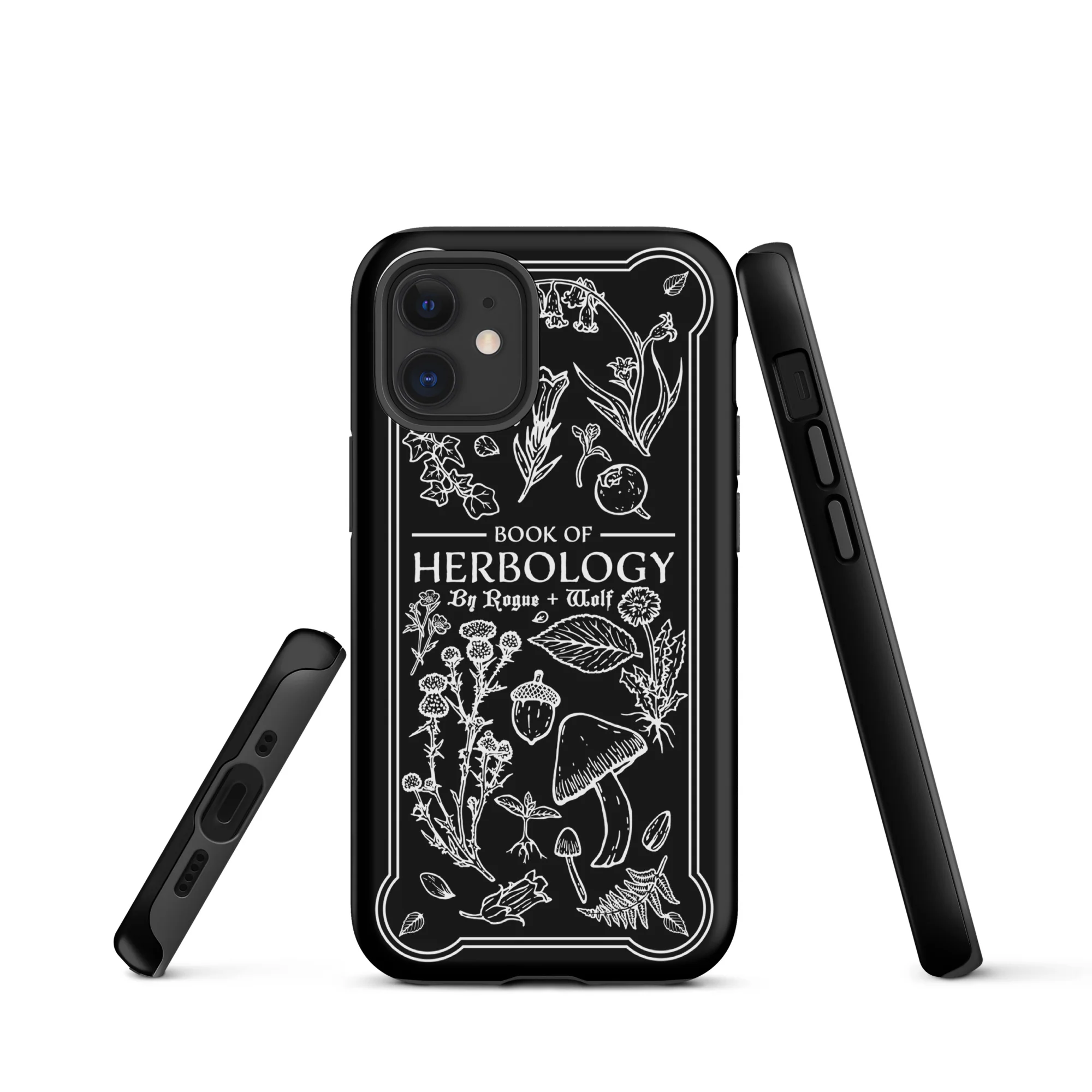 Book of Herbology B&W Tough Phone Case for iPhone - Image 7