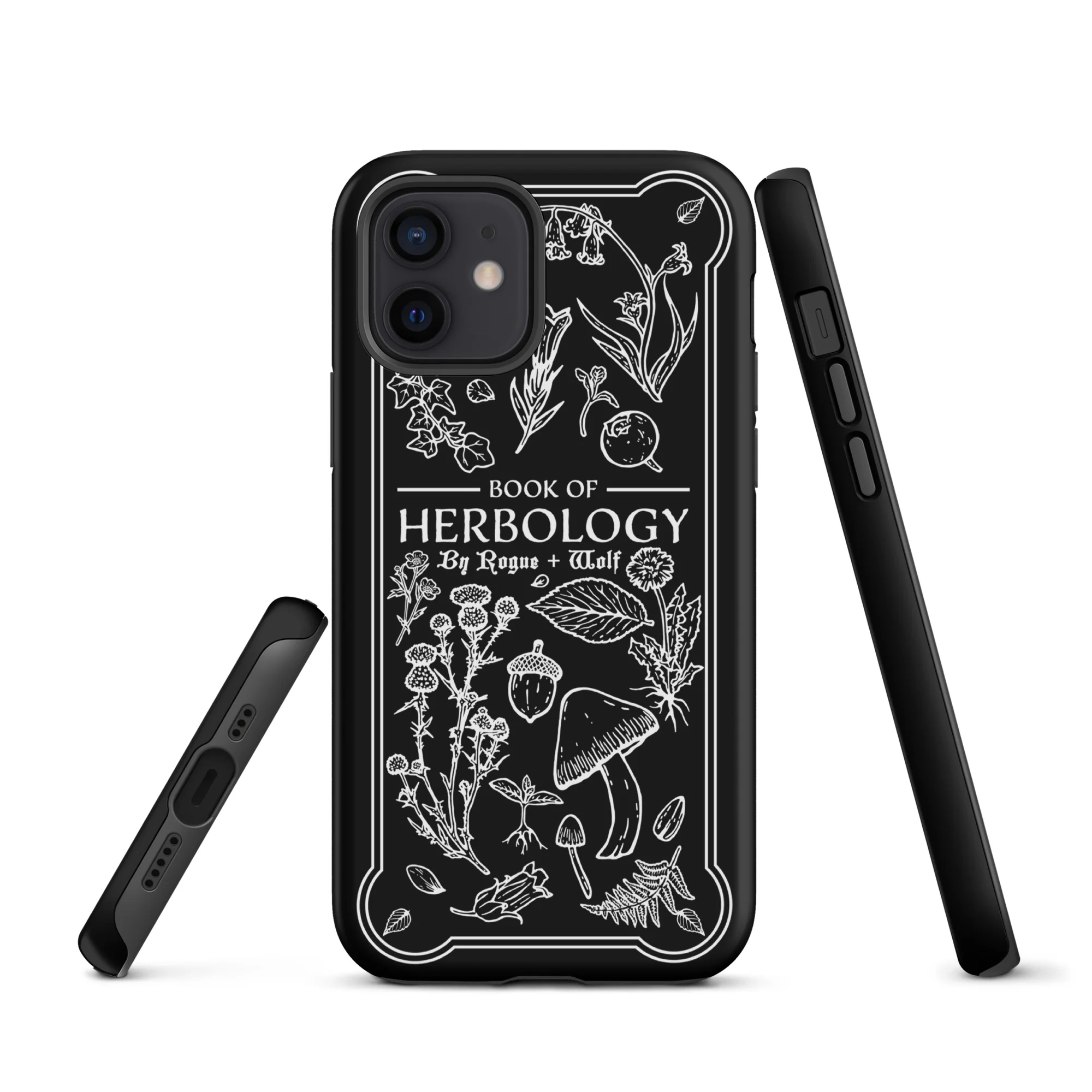 Book of Herbology B&W Tough Phone Case for iPhone - Image 8