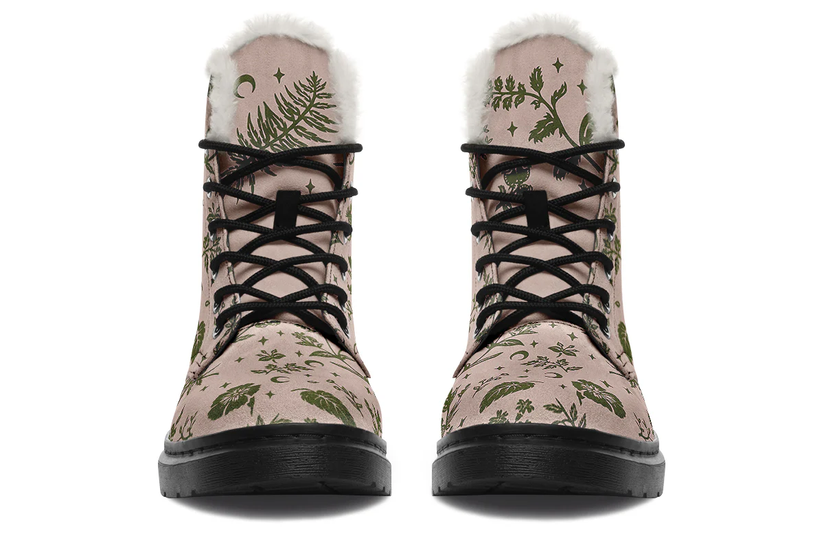 Budding Green Witch Winter Boots - Image 3