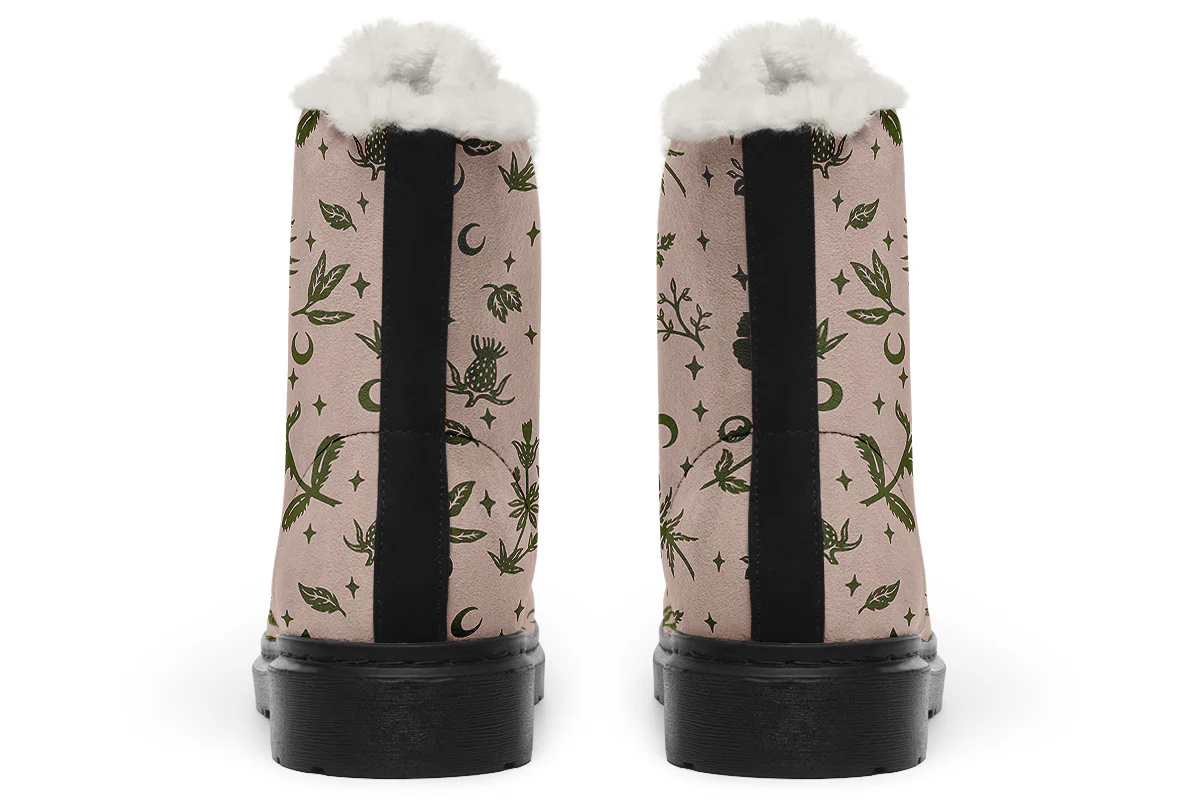 Budding Green Witch Winter Boots - Image 4