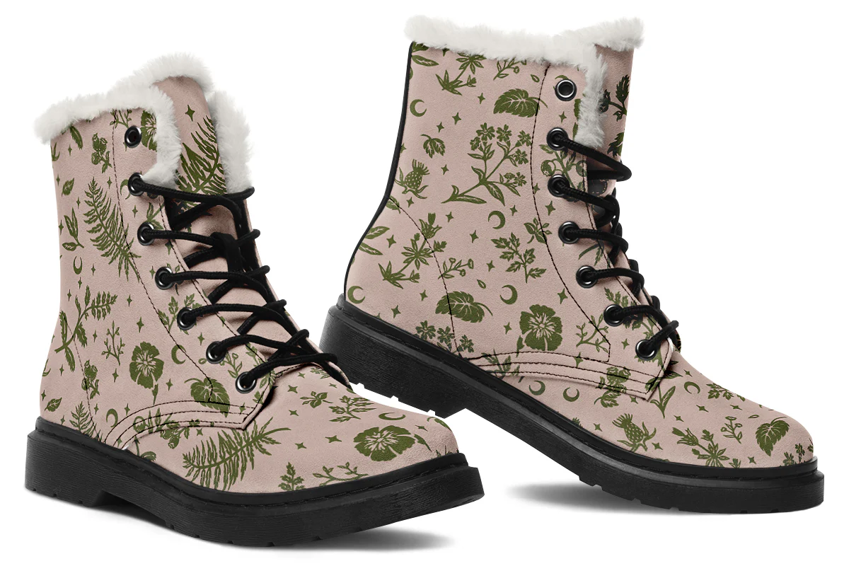 Budding Green Witch Winter Boots - Image 5