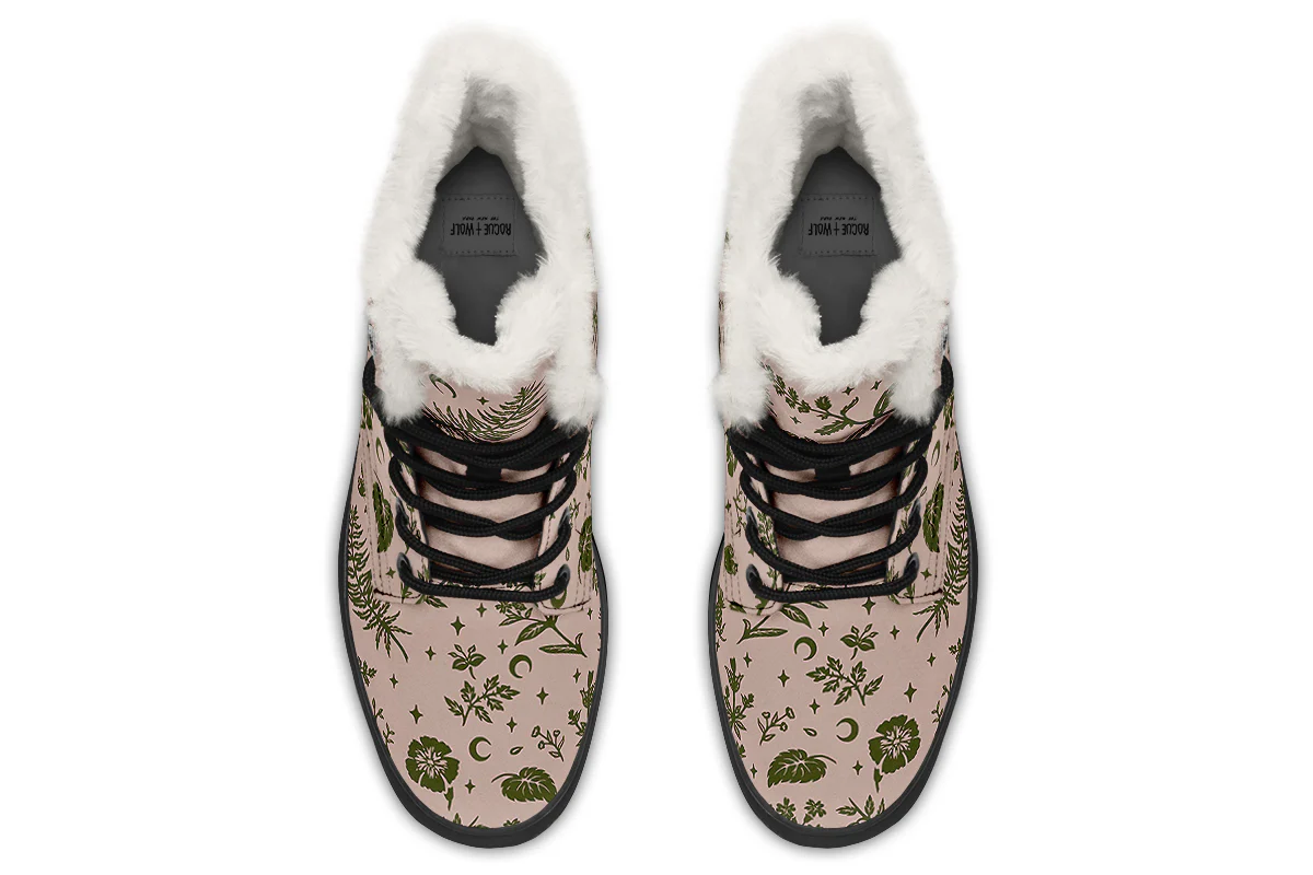 Budding Green Witch Winter Boots - Image 7