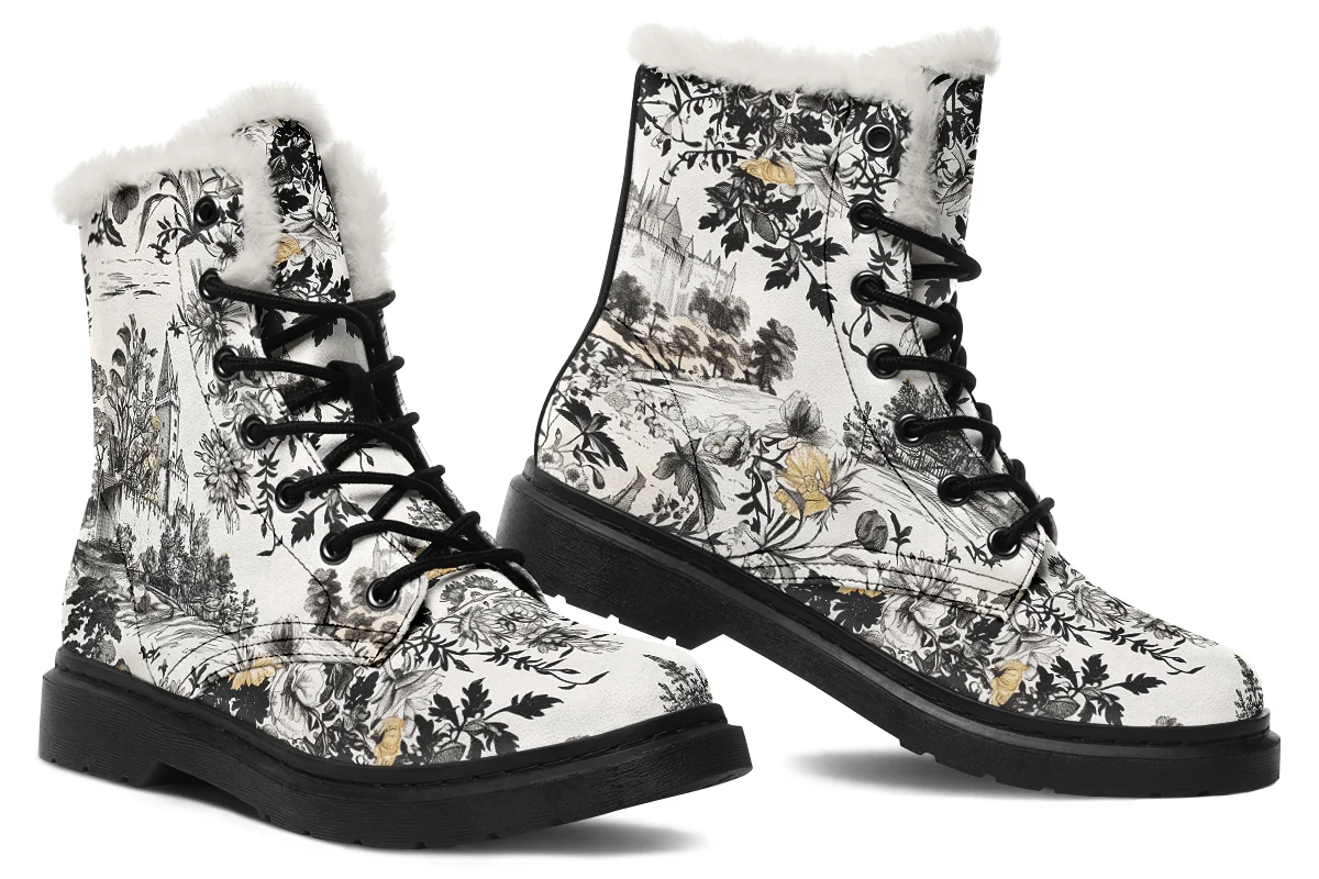 Castle in Bloom Winter Boots - Image 5