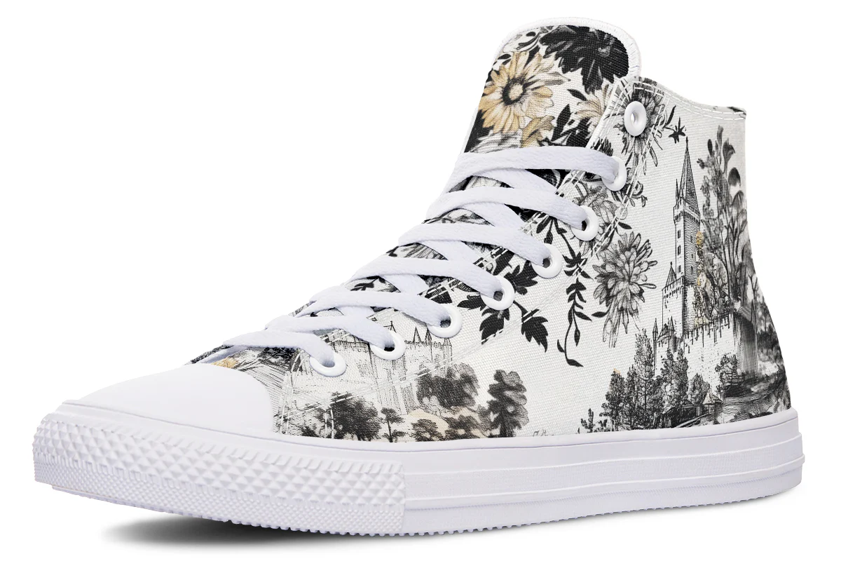 Castle in Bloom High Tops - Image 11