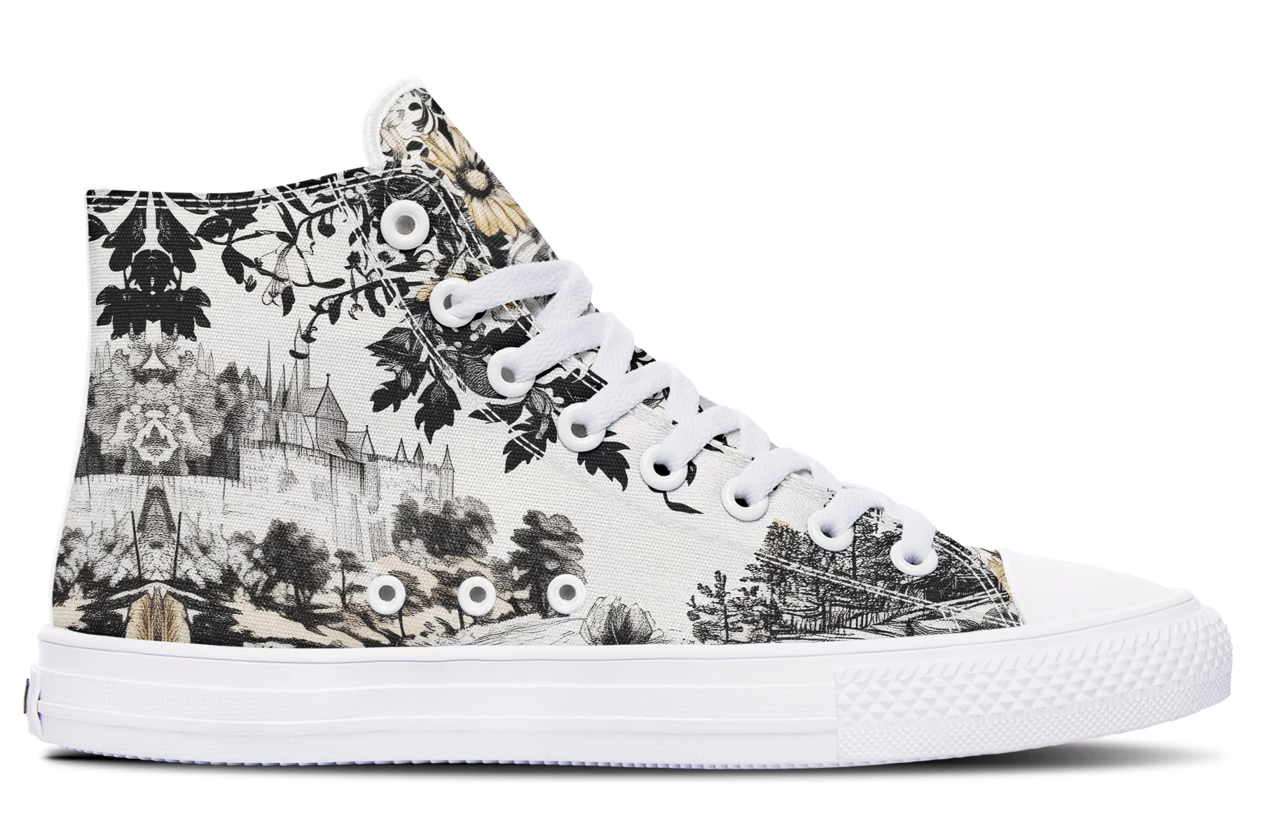 Castle in Bloom High Tops - Image 12