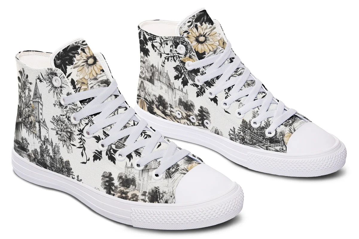 Castle in Bloom High Tops - Image 14