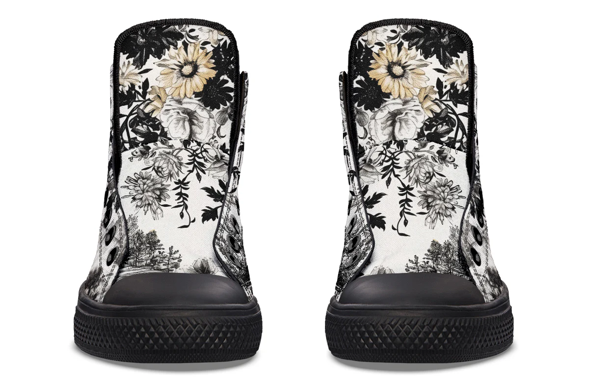 Castle in Bloom High Tops - Image 7