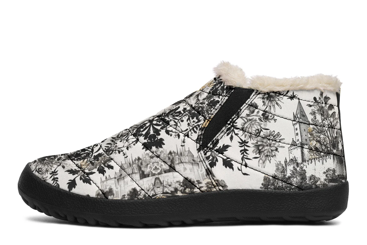 Castle in Bloom Winter Sneakers