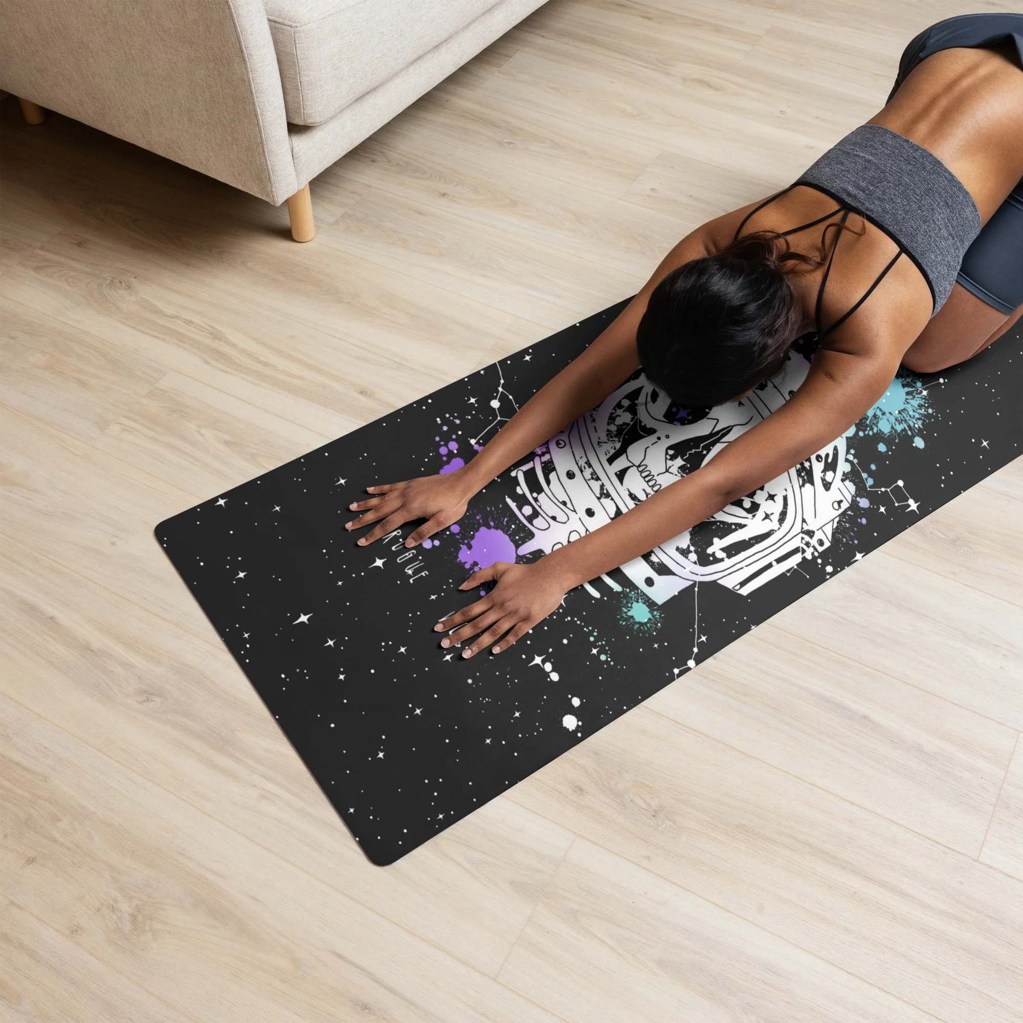 Cat-Astro-Phe Yoga Mat - Image 7