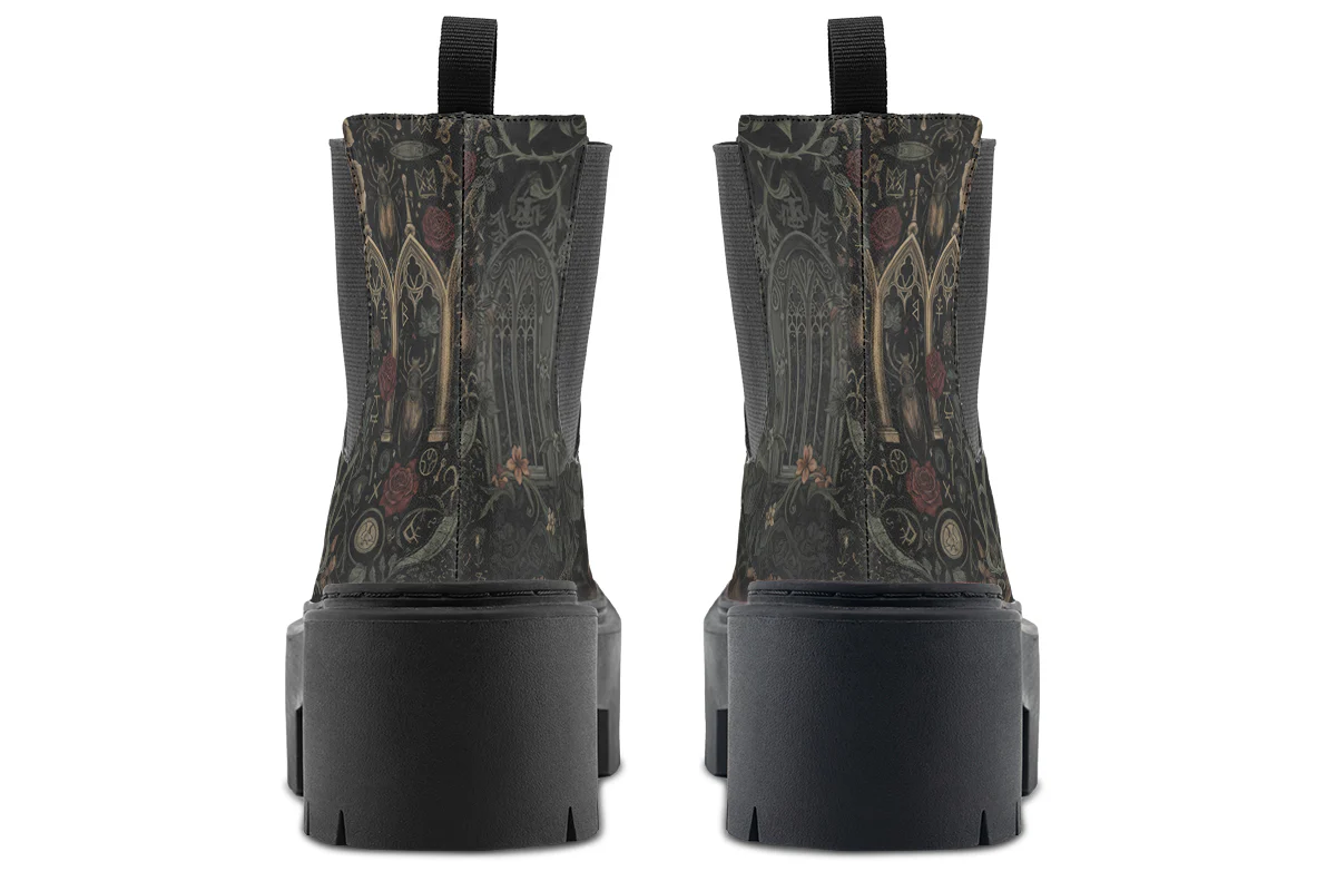 Cathedral of Thorns Platform Chelsea Boots - Image 6