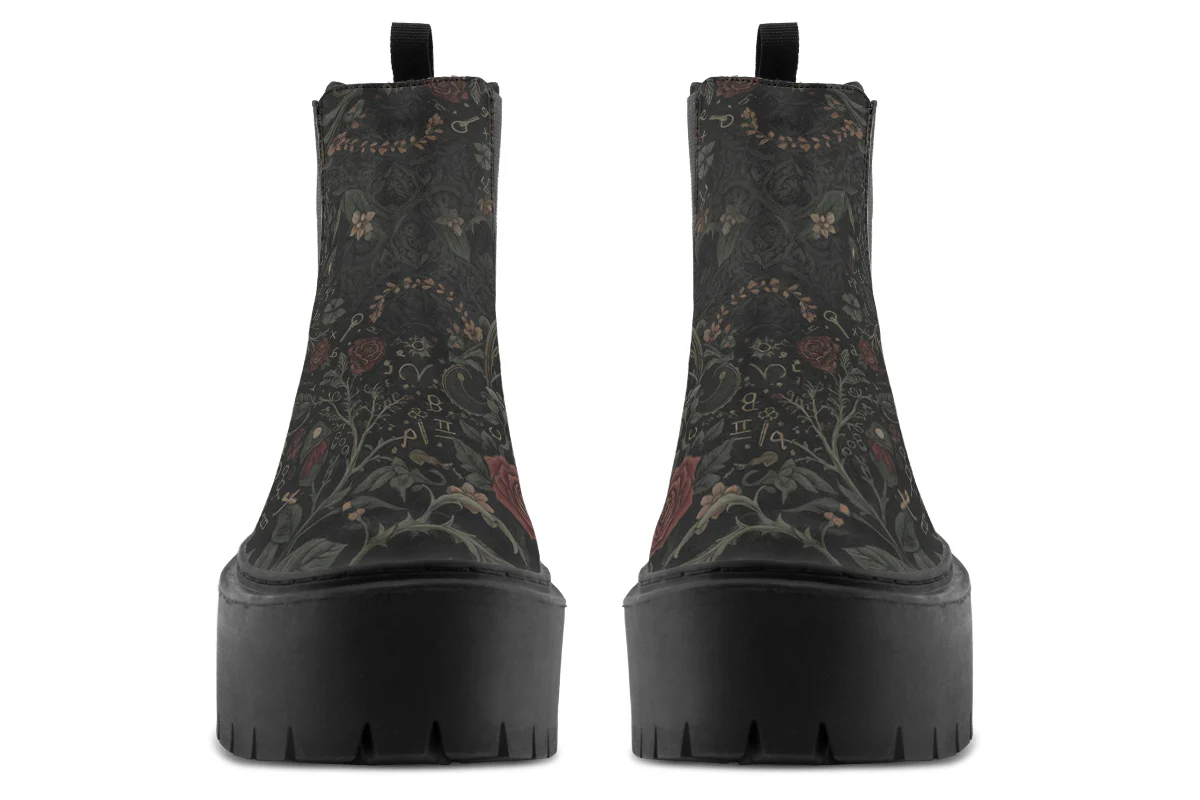 Cathedral of Thorns Platform Chelsea Boots - Image 7