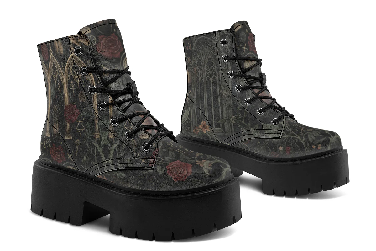 Cathedral of Thorns Platform Boots - Image 4