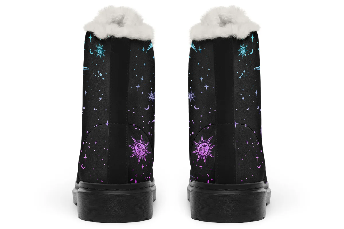 Celestial Pastel Winter Boots - Image 4