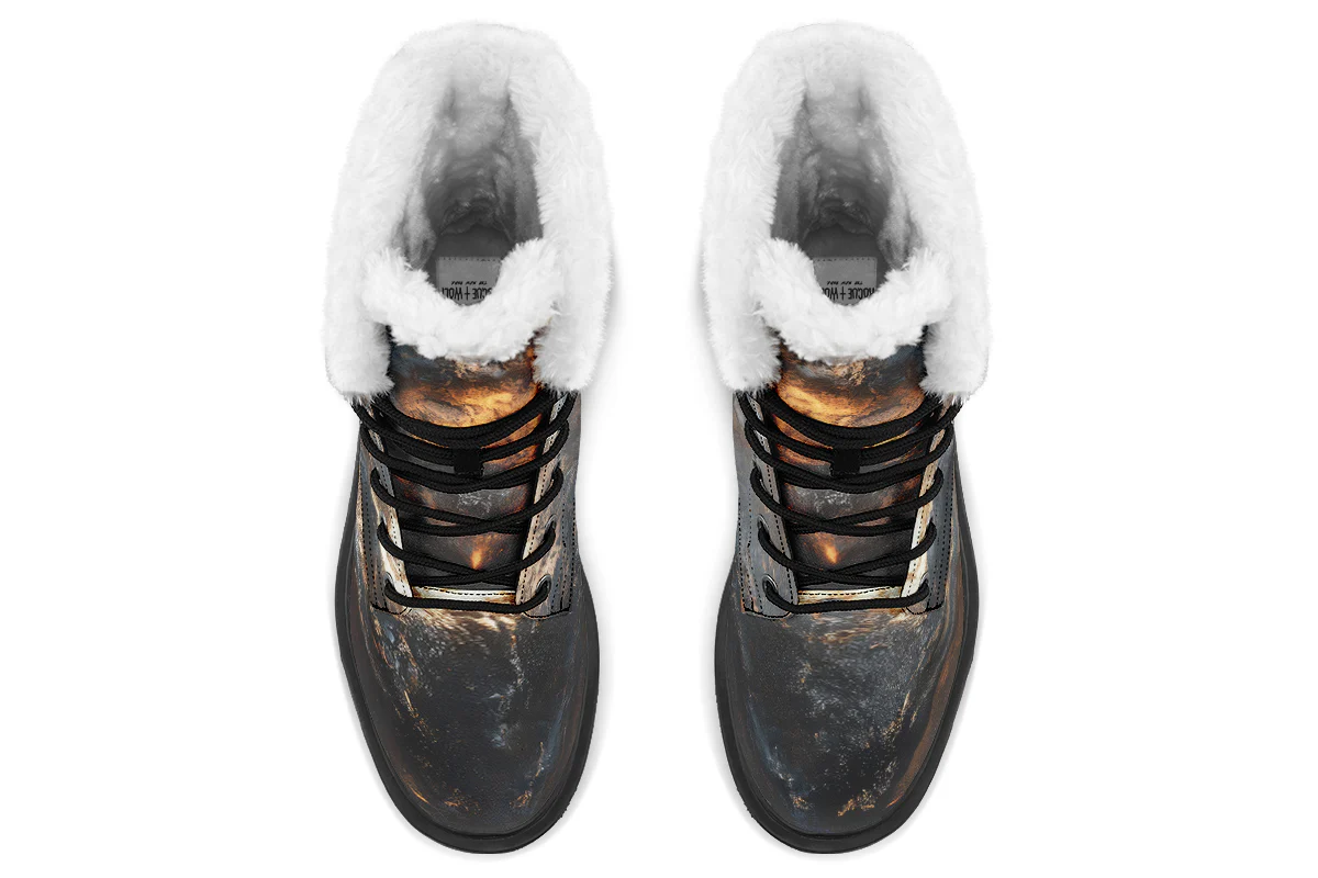 Charred Ore Platform Winter Boots - Image 8