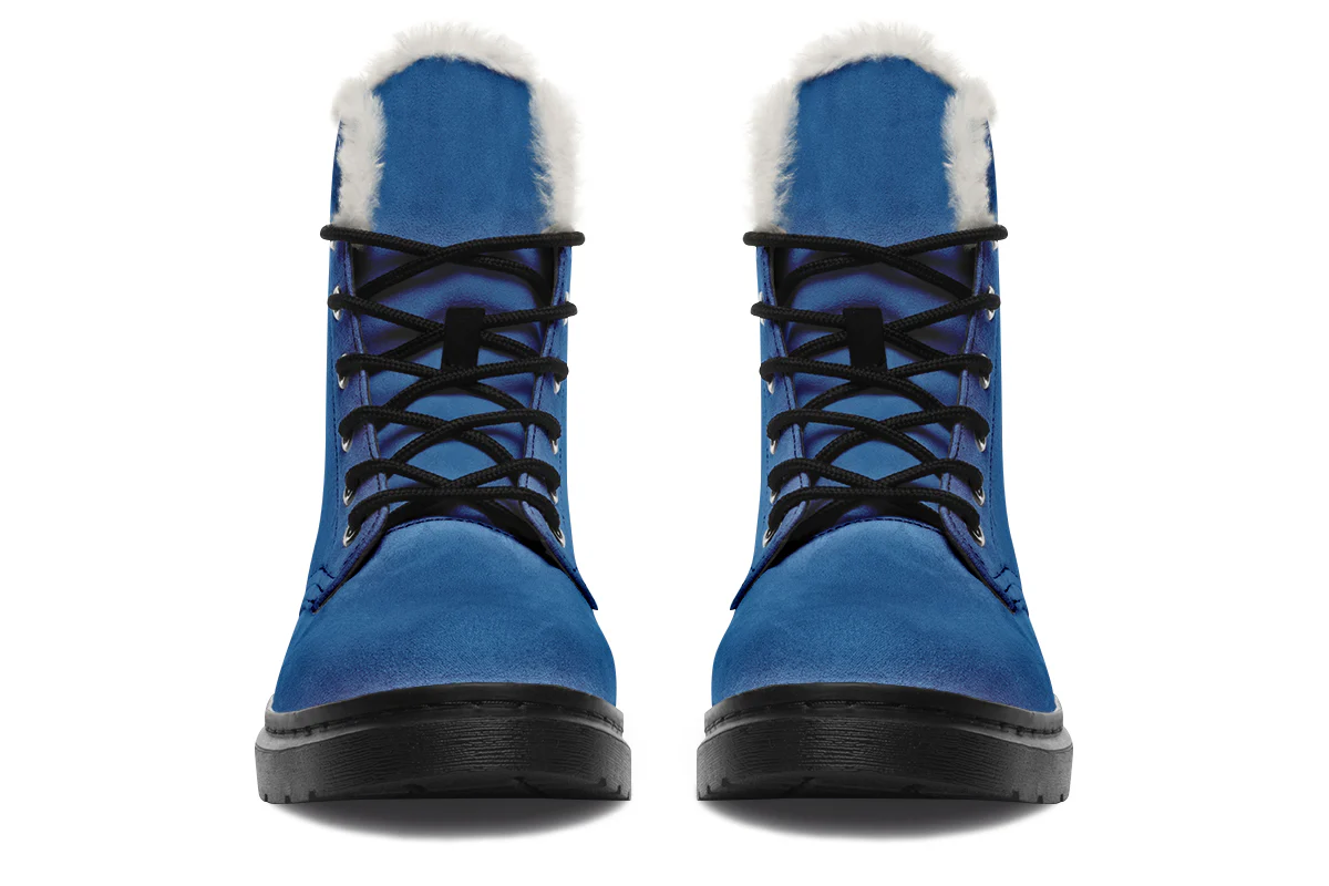 Cobalt Blue Winter Boots - Image 3
