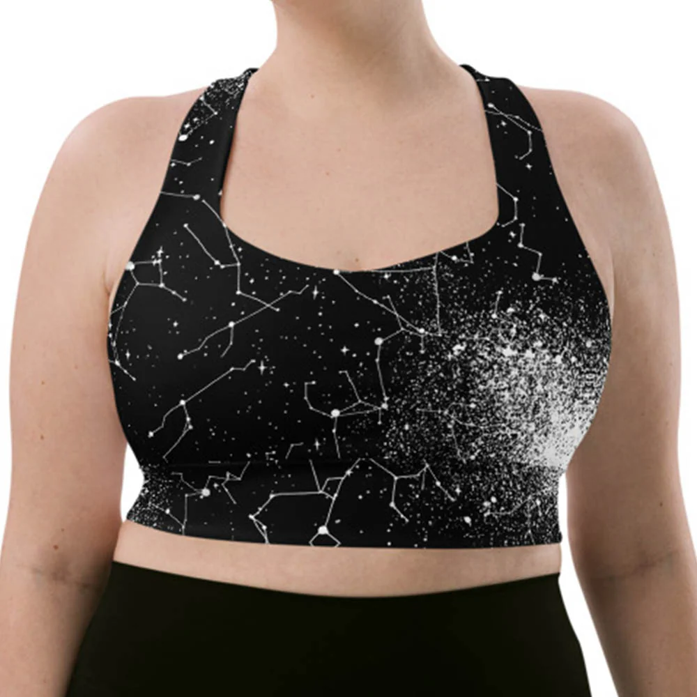 Constellation Longline Sports Bra - Image 10