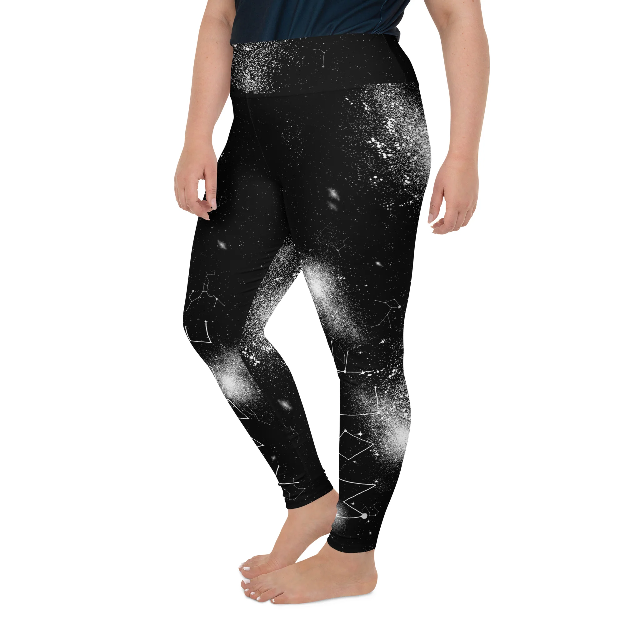 Constellation Plus Size Leggings - Image 2