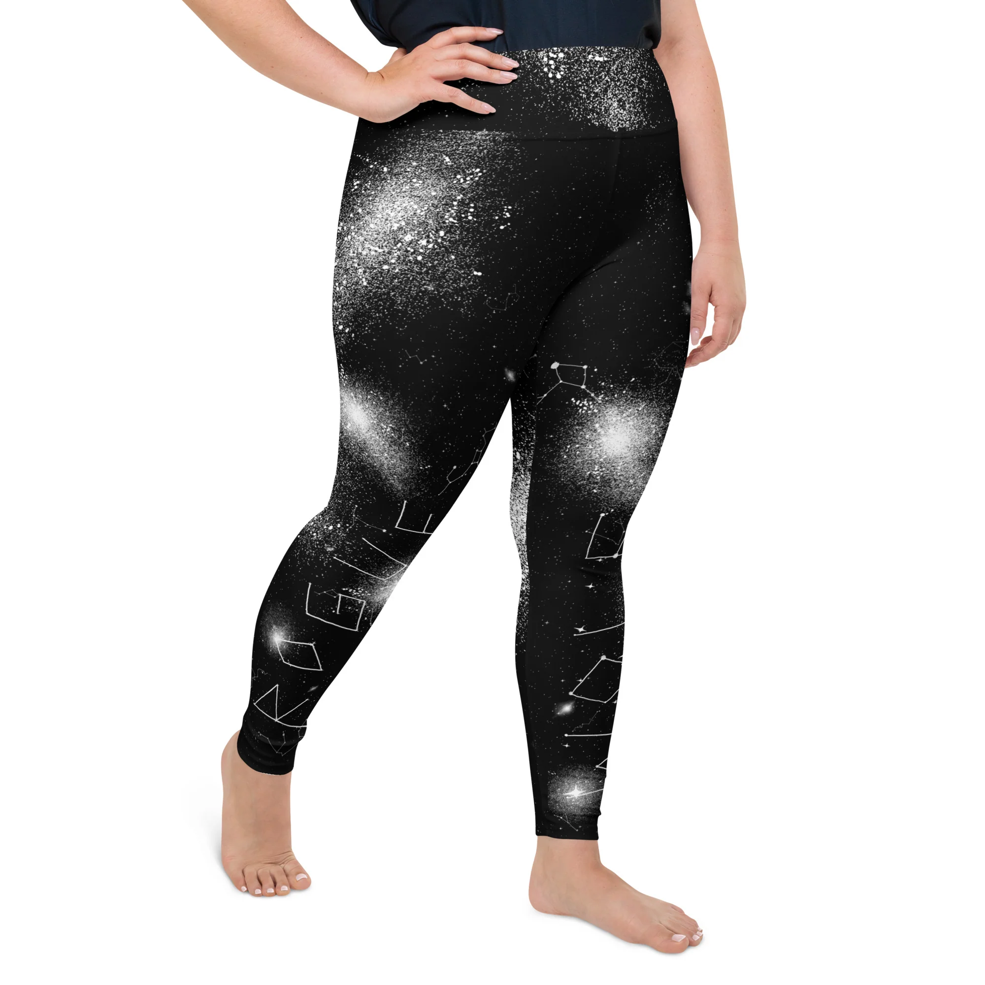 Constellation Plus Size Leggings - Image 4