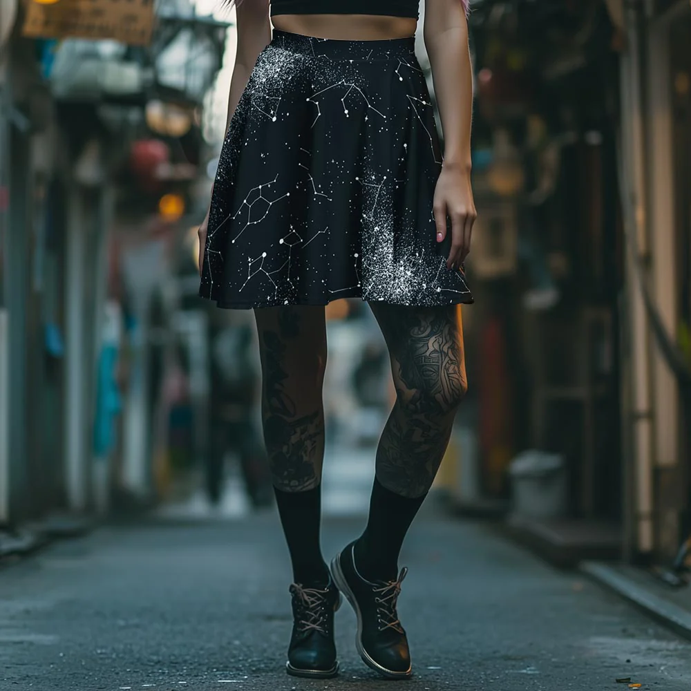 Constellation Skater Skirt