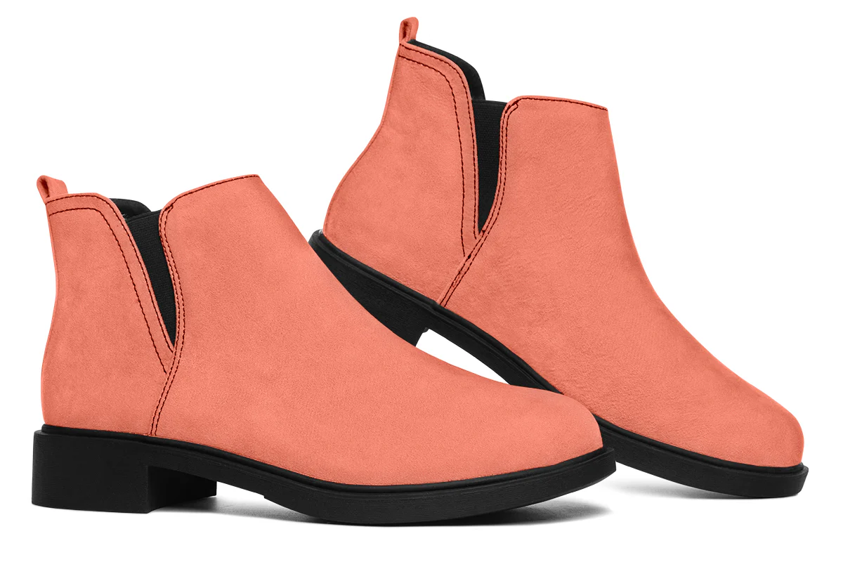 Coral Blush Chelsea Boots - Image 7