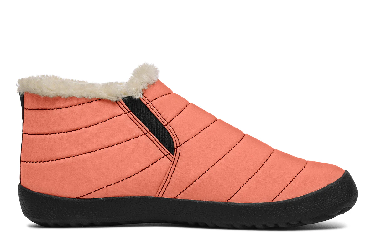 Coral Blush Winter Sneakers - Image 3