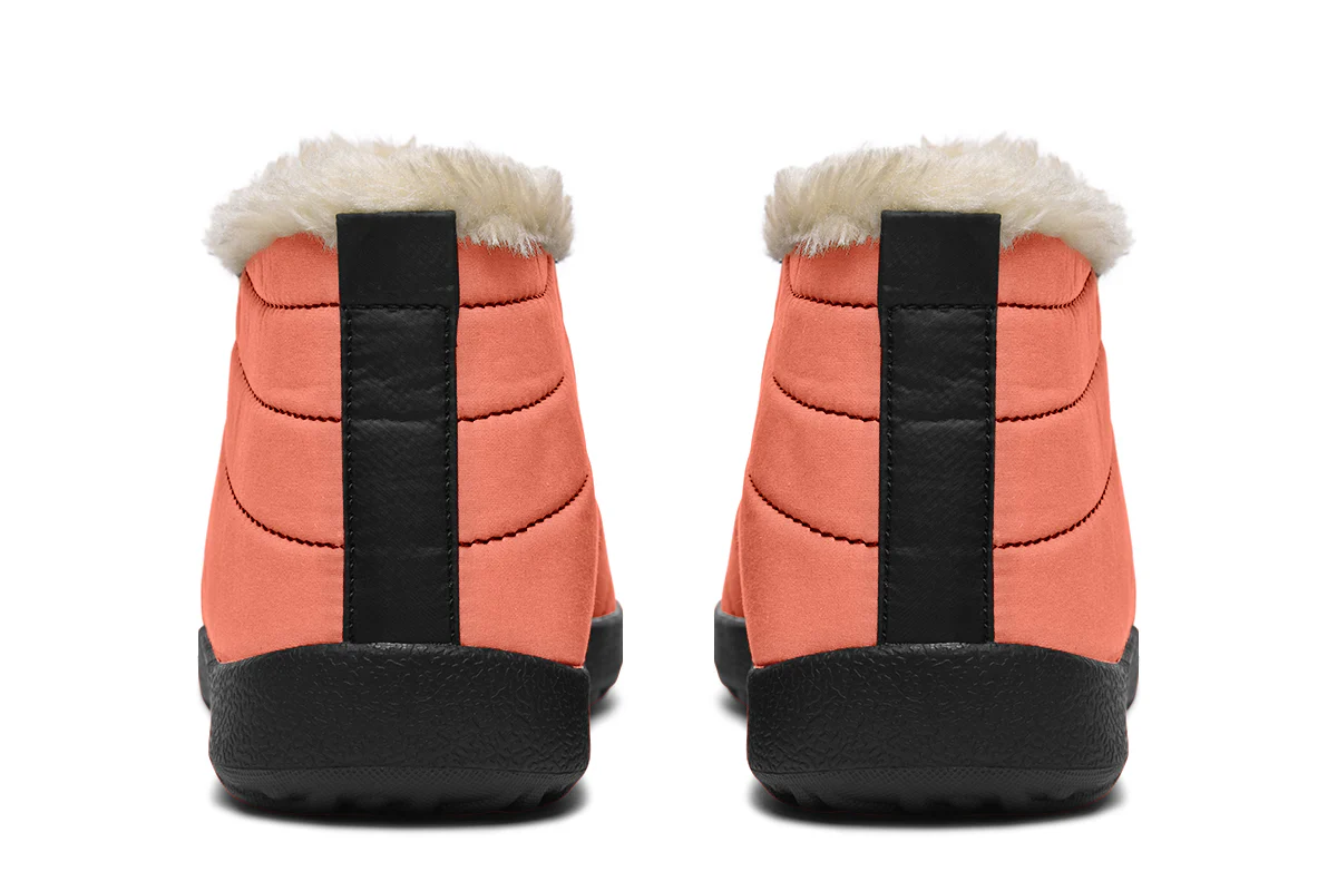 Coral Blush Winter Sneakers - Image 5