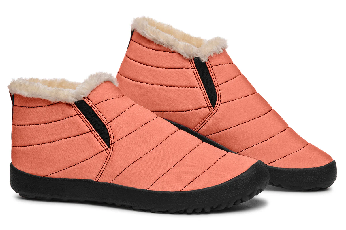 Coral Blush Winter Sneakers - Image 6