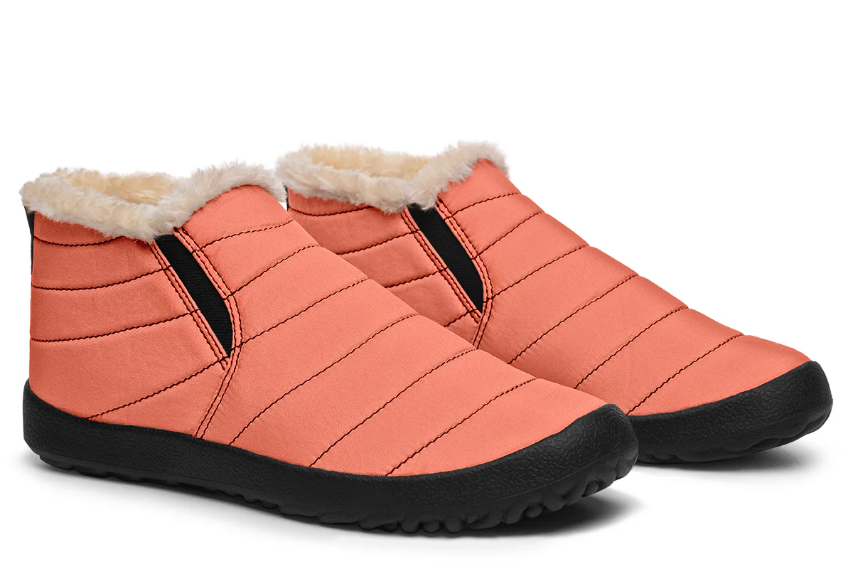 Coral Blush Winter Sneakers - Image 7