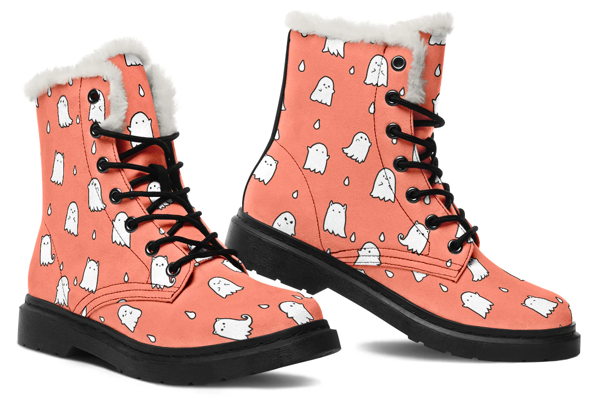 Coral Ghost Party Winter Boots - Image 5