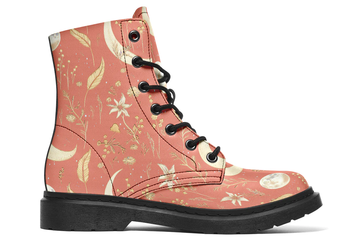 Coral Moonlit Botanica Boots - Image 3
