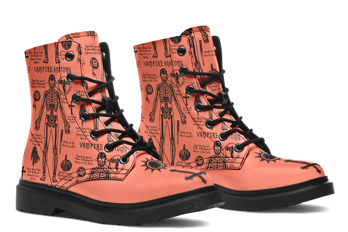 Coral Vampire Study Boots - Image 2
