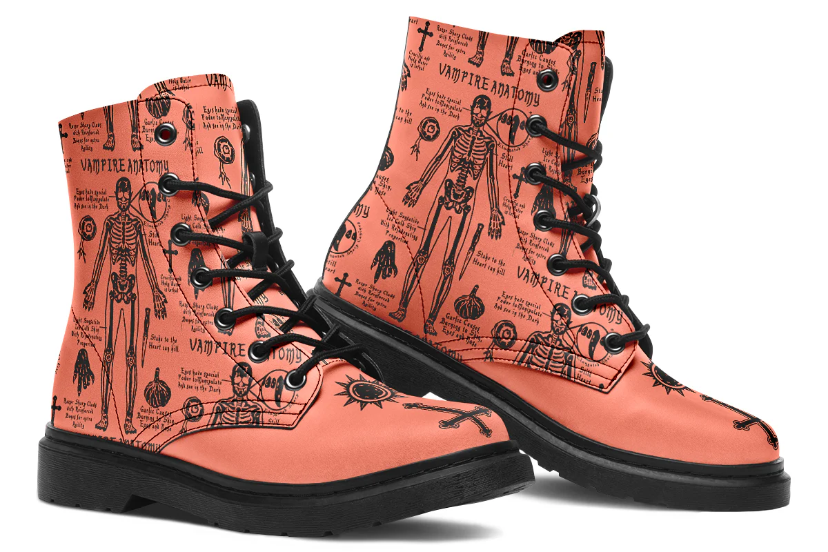 Coral Vampire Study Boots - Image 5